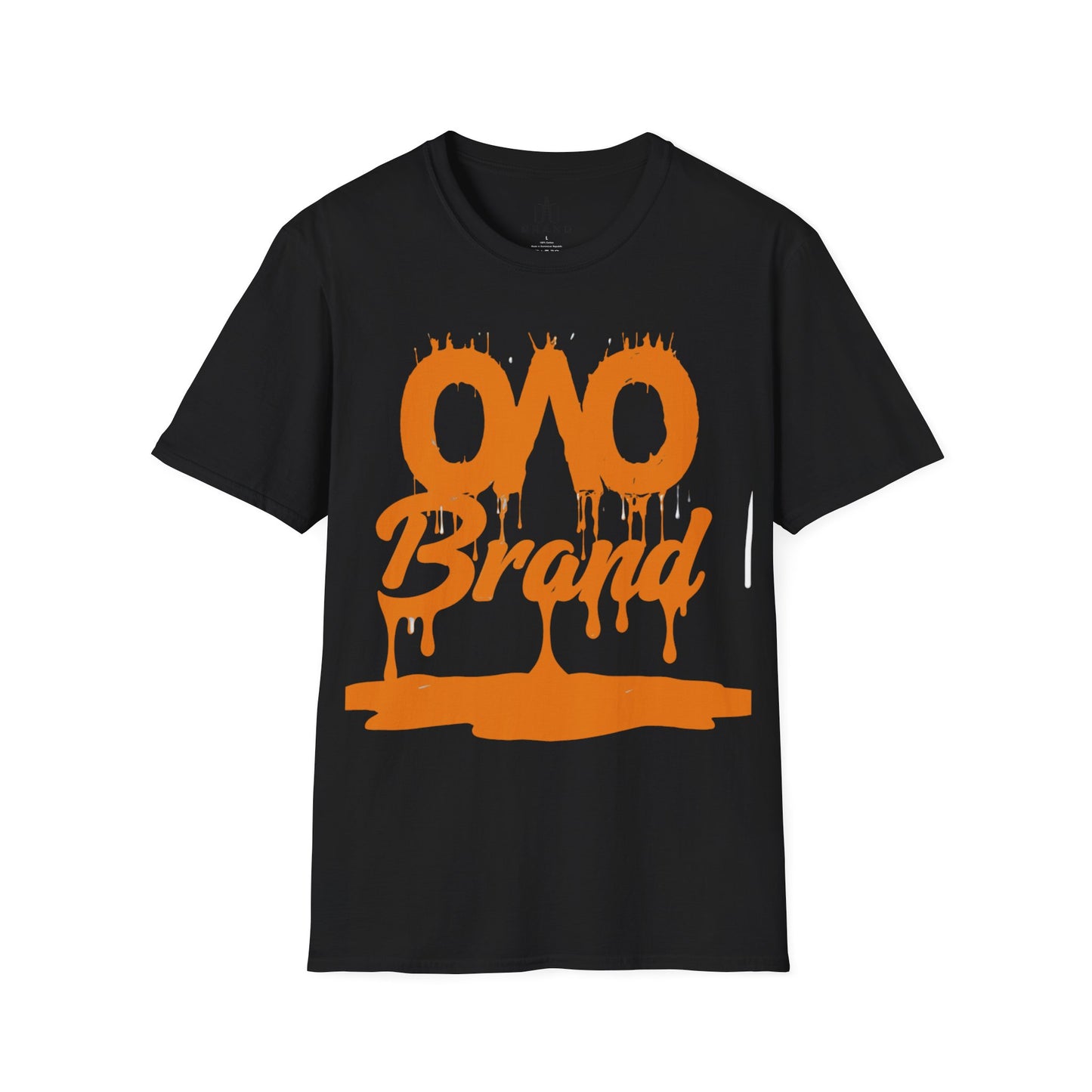 Orange Oao Drip T-Shirt - Unisex Softstyle Tee