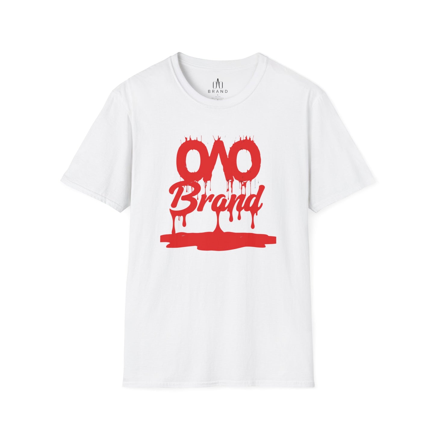 Red Oao Drip T-Shirt - Unisex Softstyle Tee