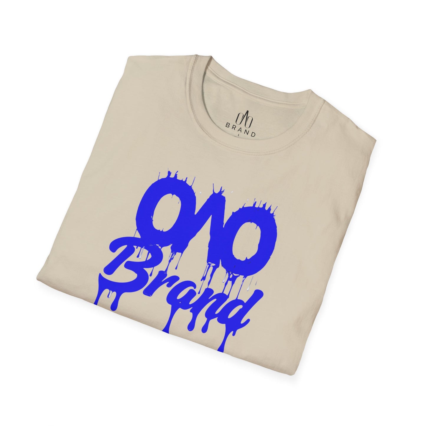 Blue Oao Drip T-Shirt - Unisex Softstyle Tee