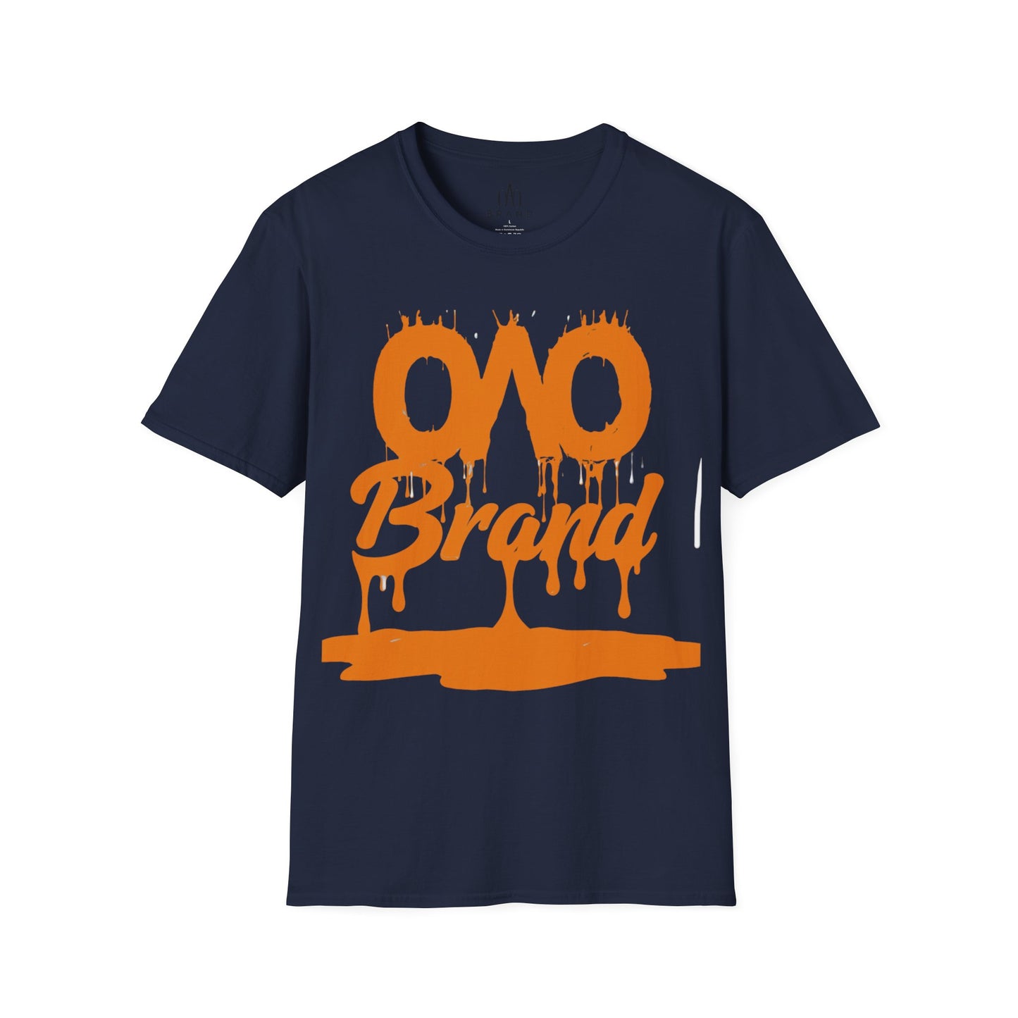 Orange Oao Drip T-Shirt - Unisex Softstyle Tee