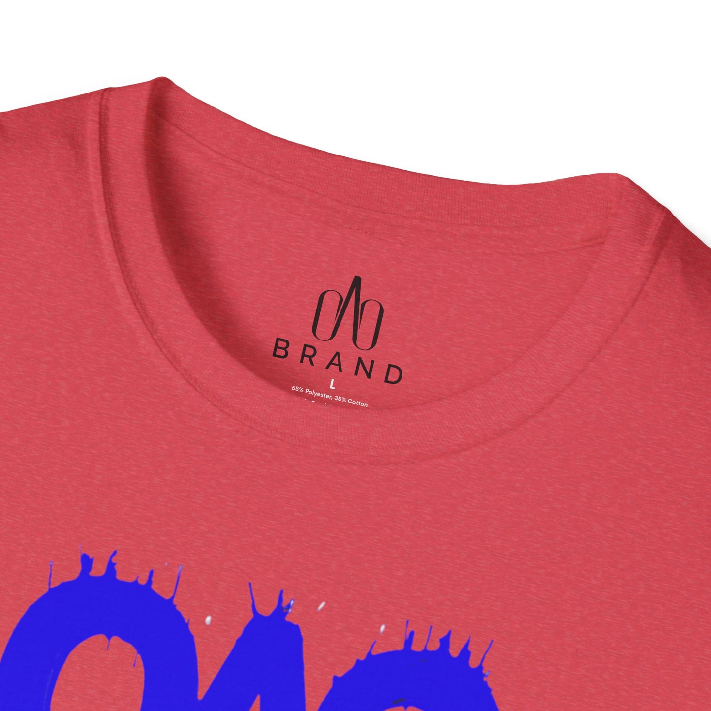 Blue Oao Drip T-Shirt - Unisex Softstyle Tee