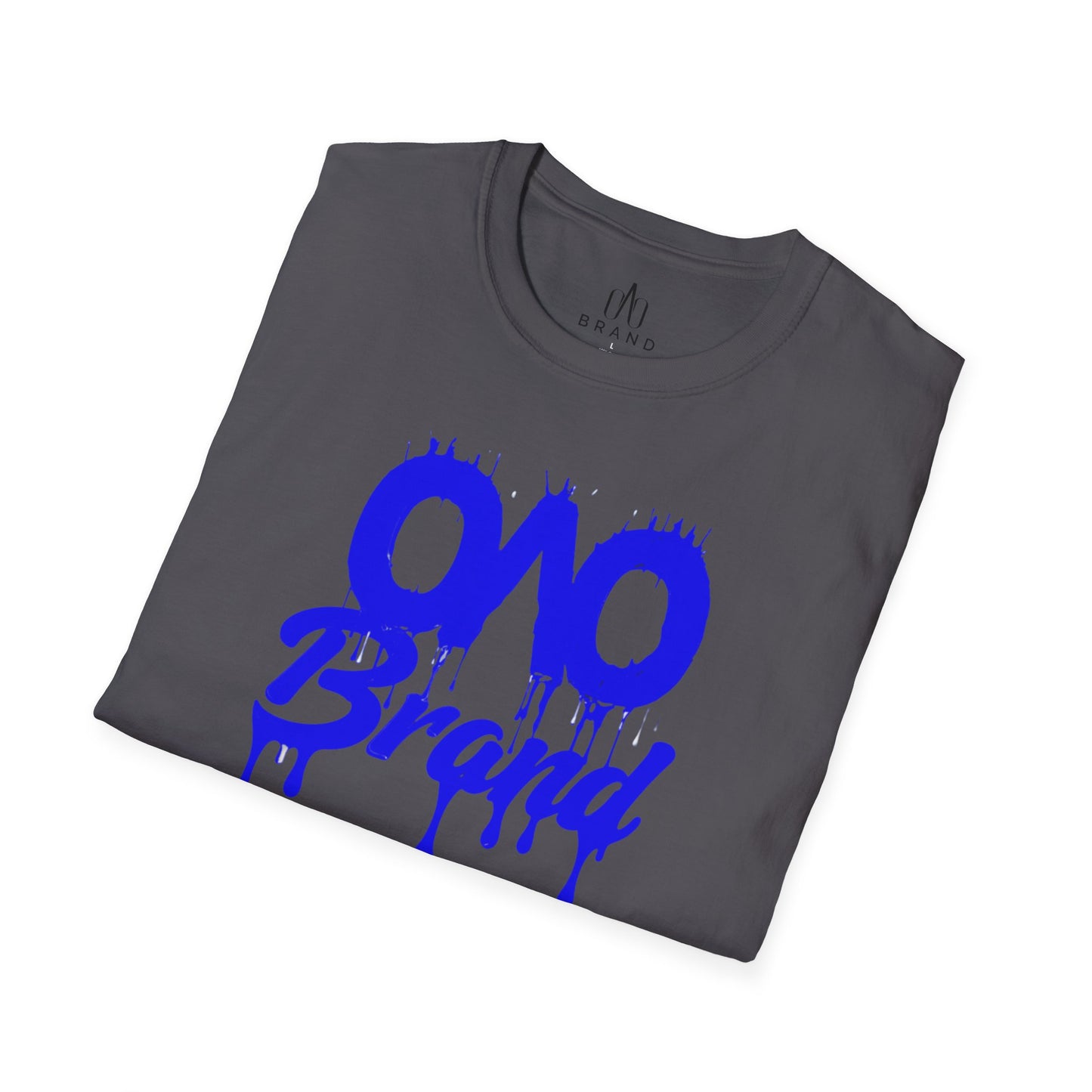 Blue Oao Drip T-Shirt - Unisex Softstyle Tee