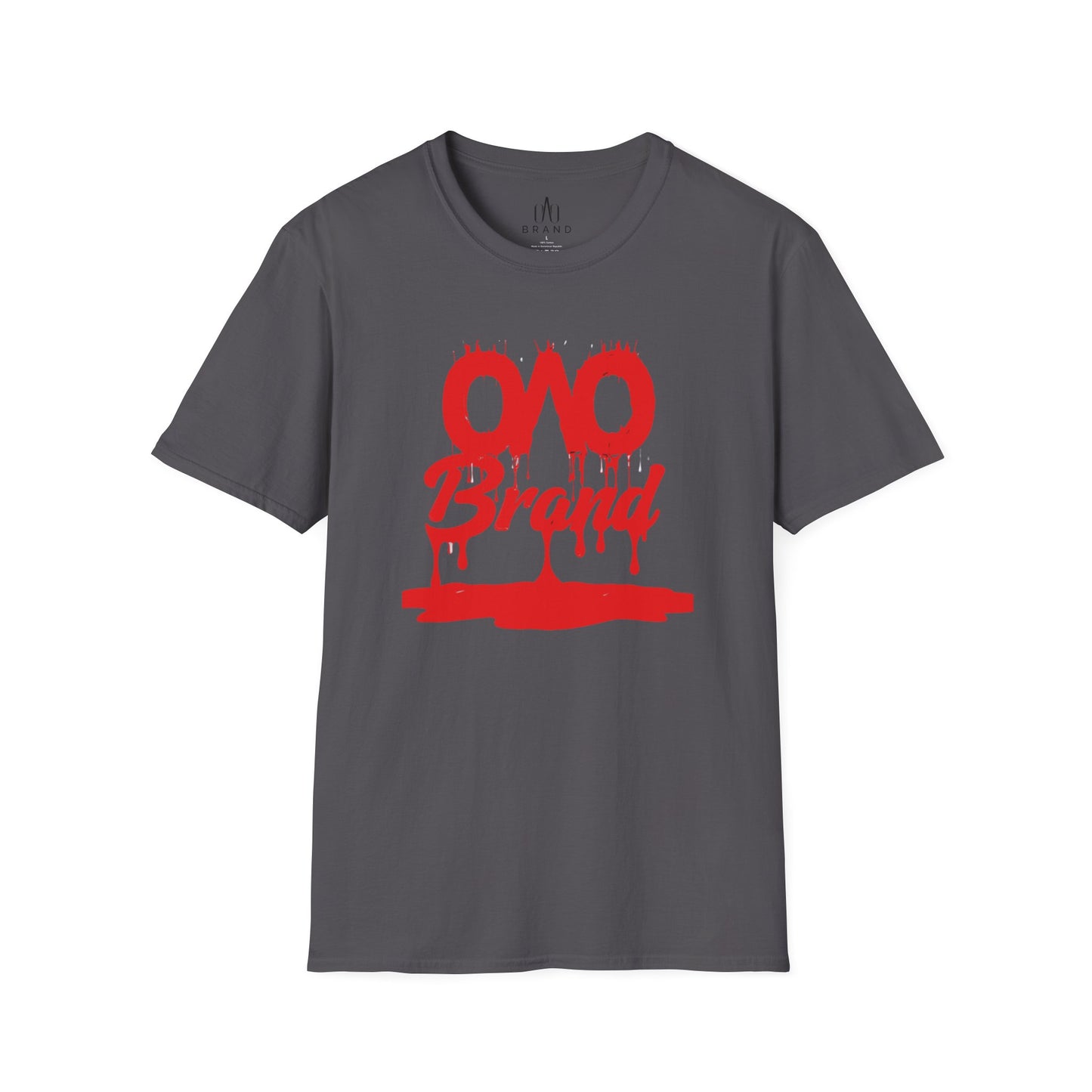 Red Oao Drip T-Shirt - Unisex Softstyle Tee
