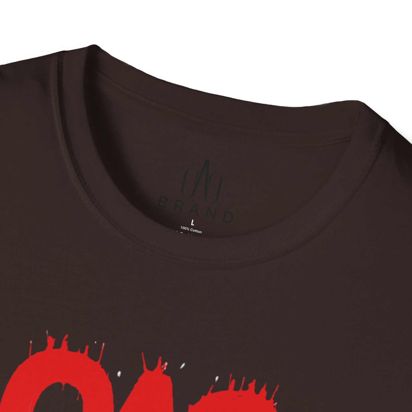 Red Oao Drip T-Shirt - Unisex Softstyle Tee