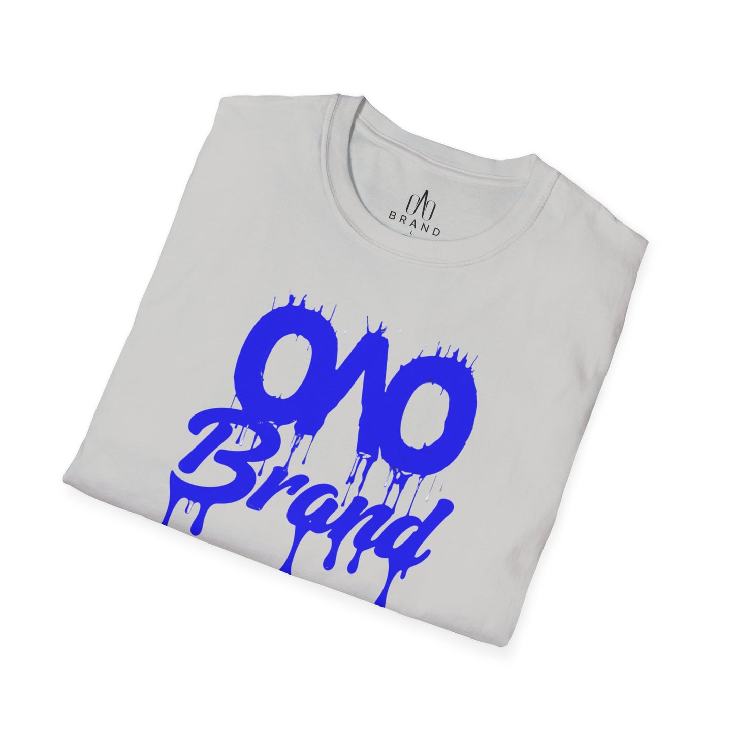 Blue Oao Drip T-Shirt - Unisex Softstyle Tee