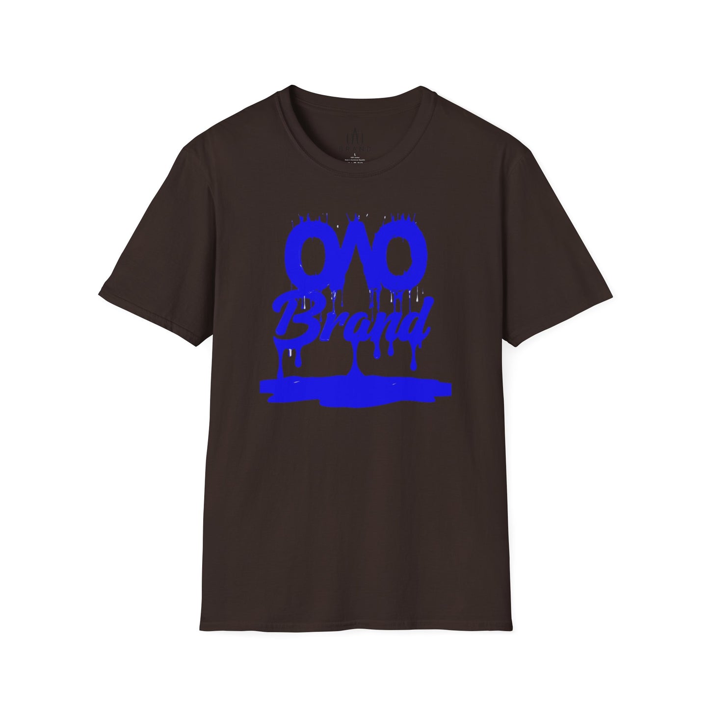 Blue Oao Drip T-Shirt - Unisex Softstyle Tee