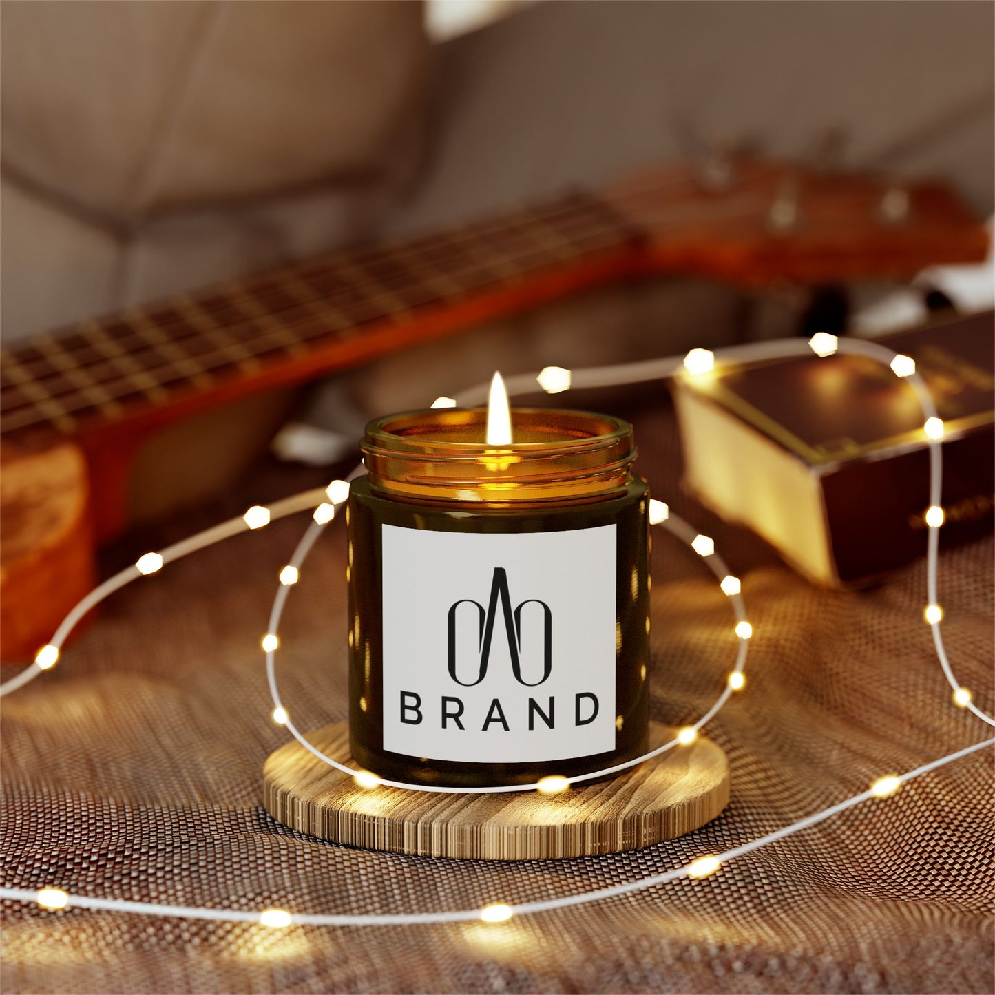 Scented OAO Brand Wax Candle - 4oz & 9oz