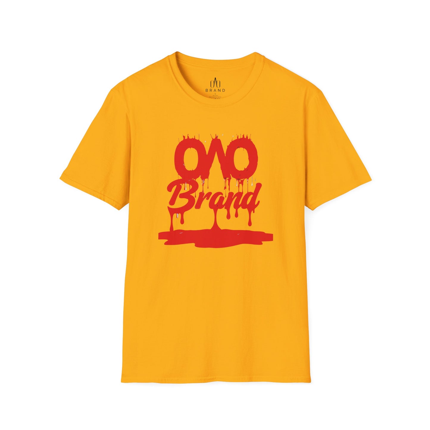 Red Oao Drip T-Shirt - Unisex Softstyle Tee