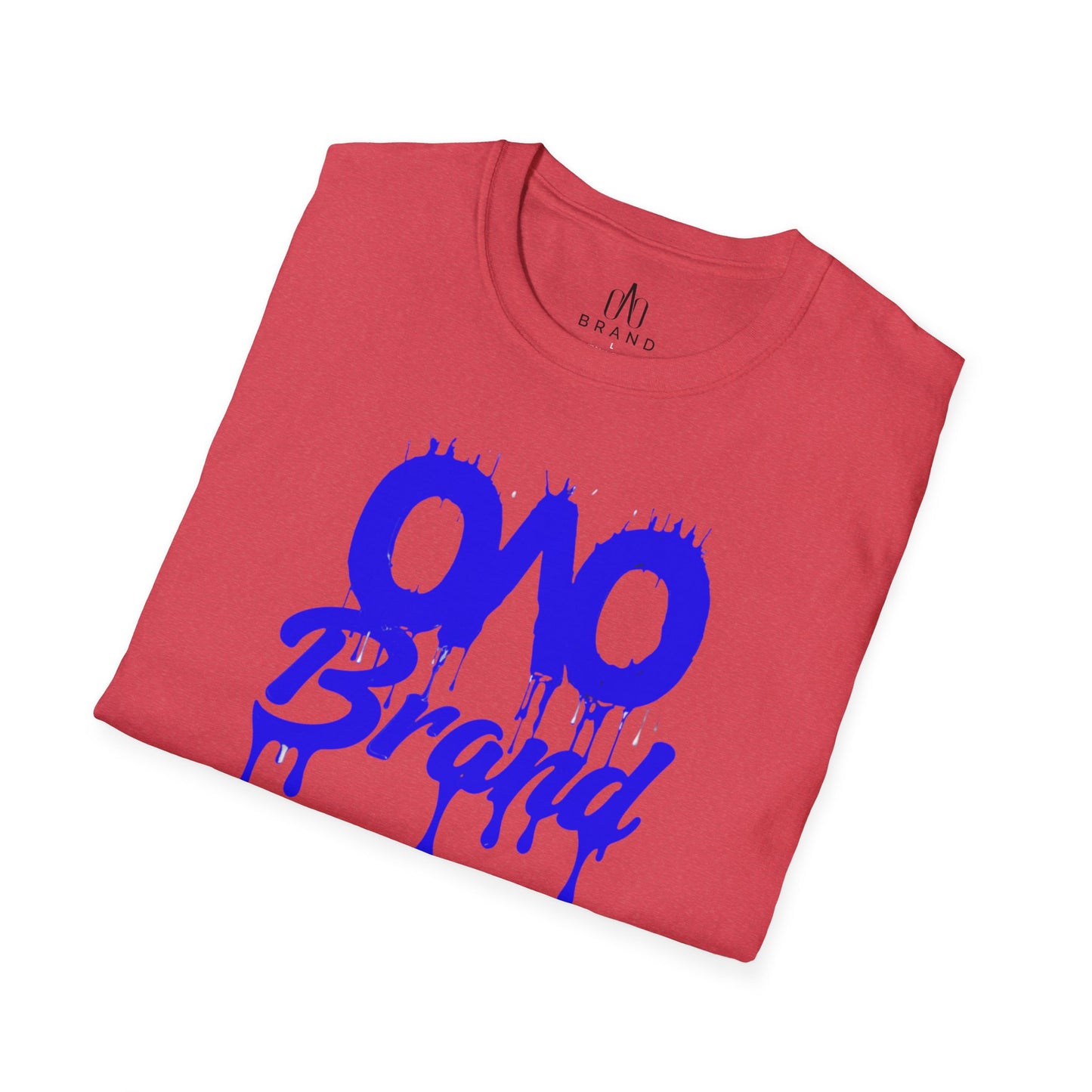 Blue Oao Drip T-Shirt - Unisex Softstyle Tee