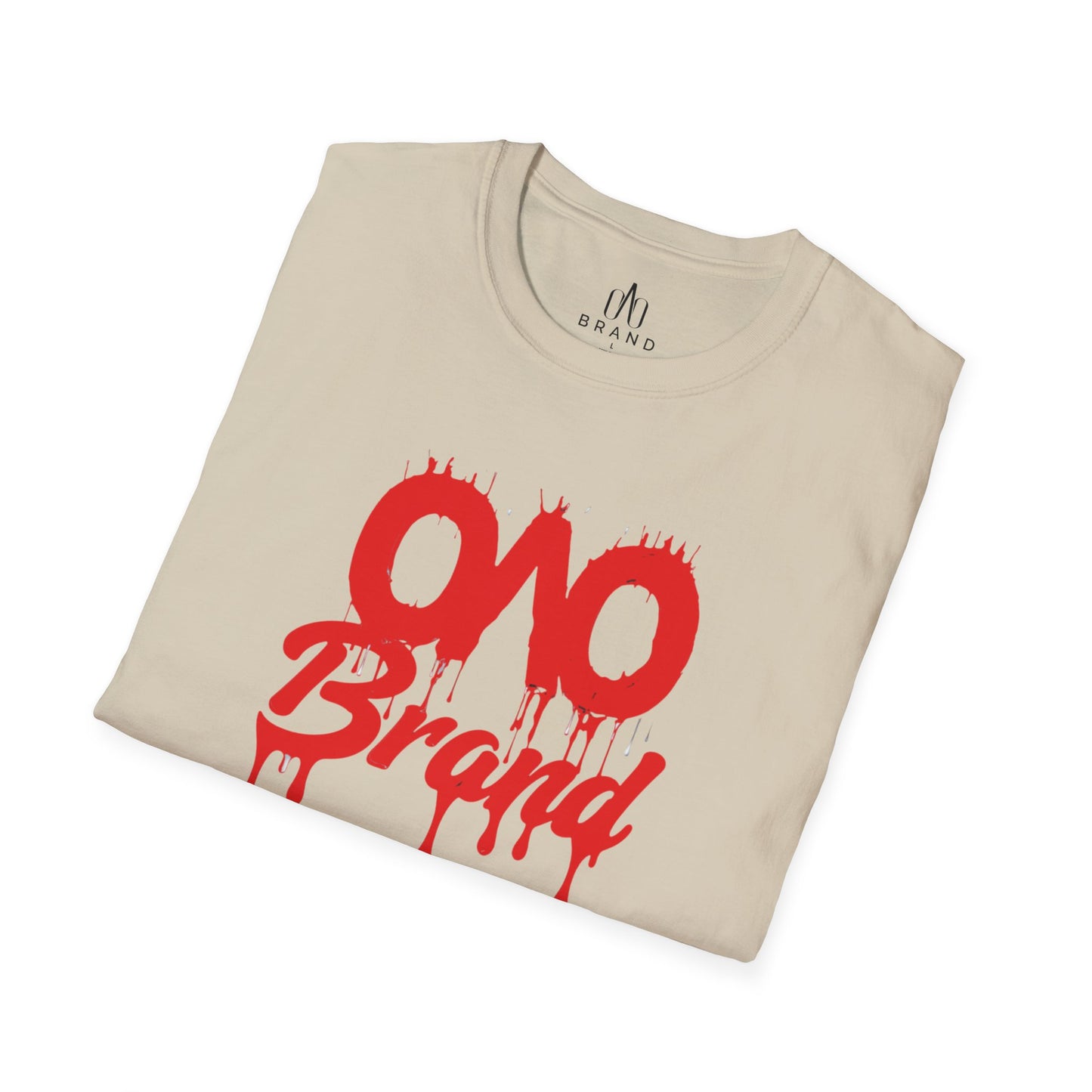 Red Oao Drip T-Shirt - Unisex Softstyle Tee