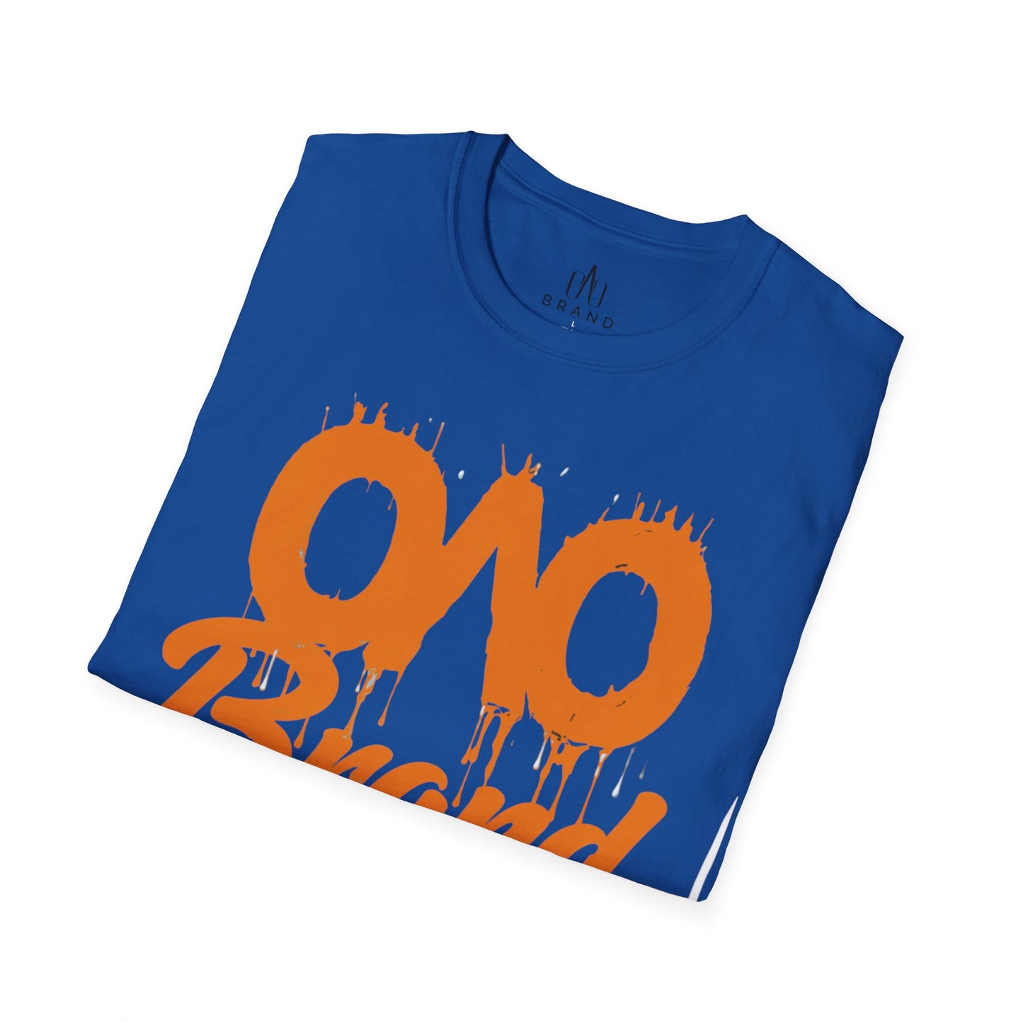 Orange Oao Drip T-Shirt - Unisex Softstyle Tee