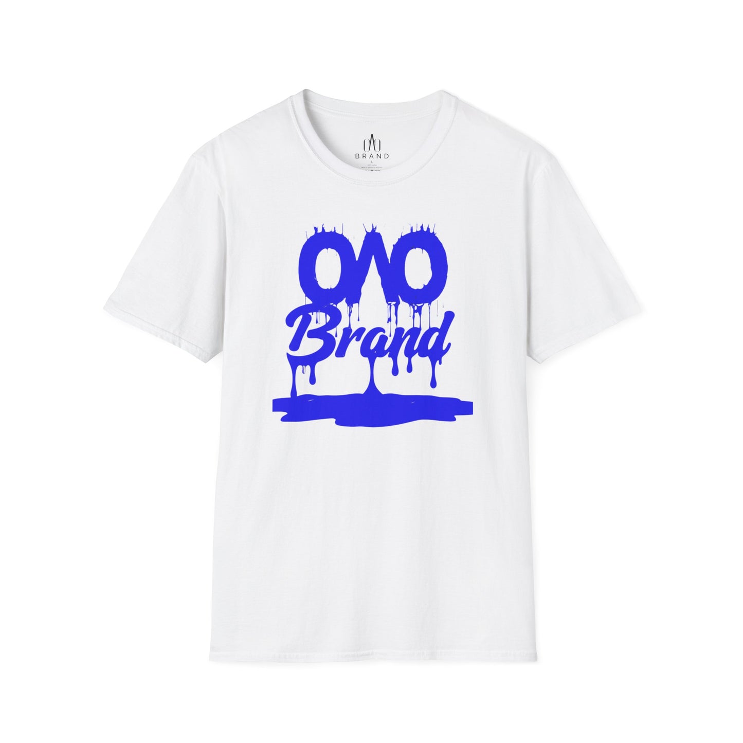 Blue Oao Drip T-Shirt - Unisex Softstyle Tee