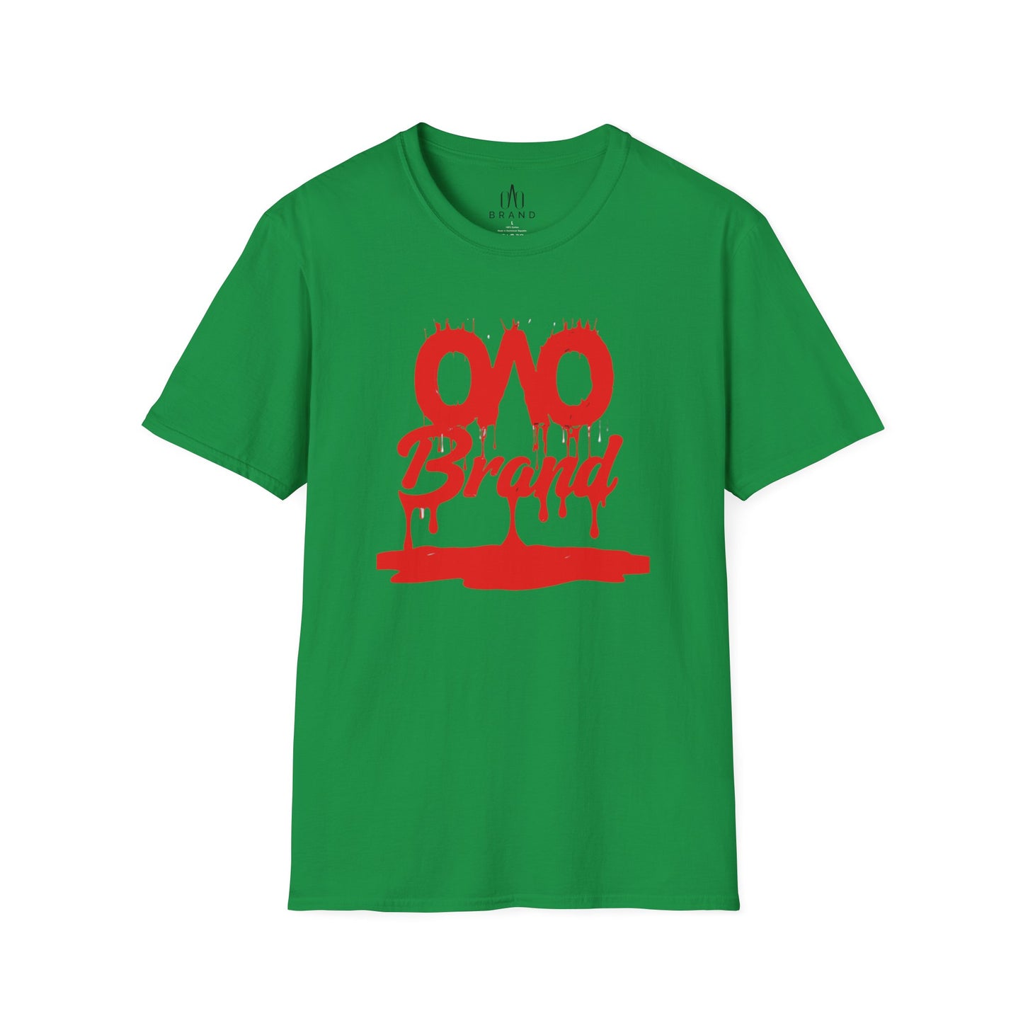 Red Oao Drip T-Shirt - Unisex Softstyle Tee