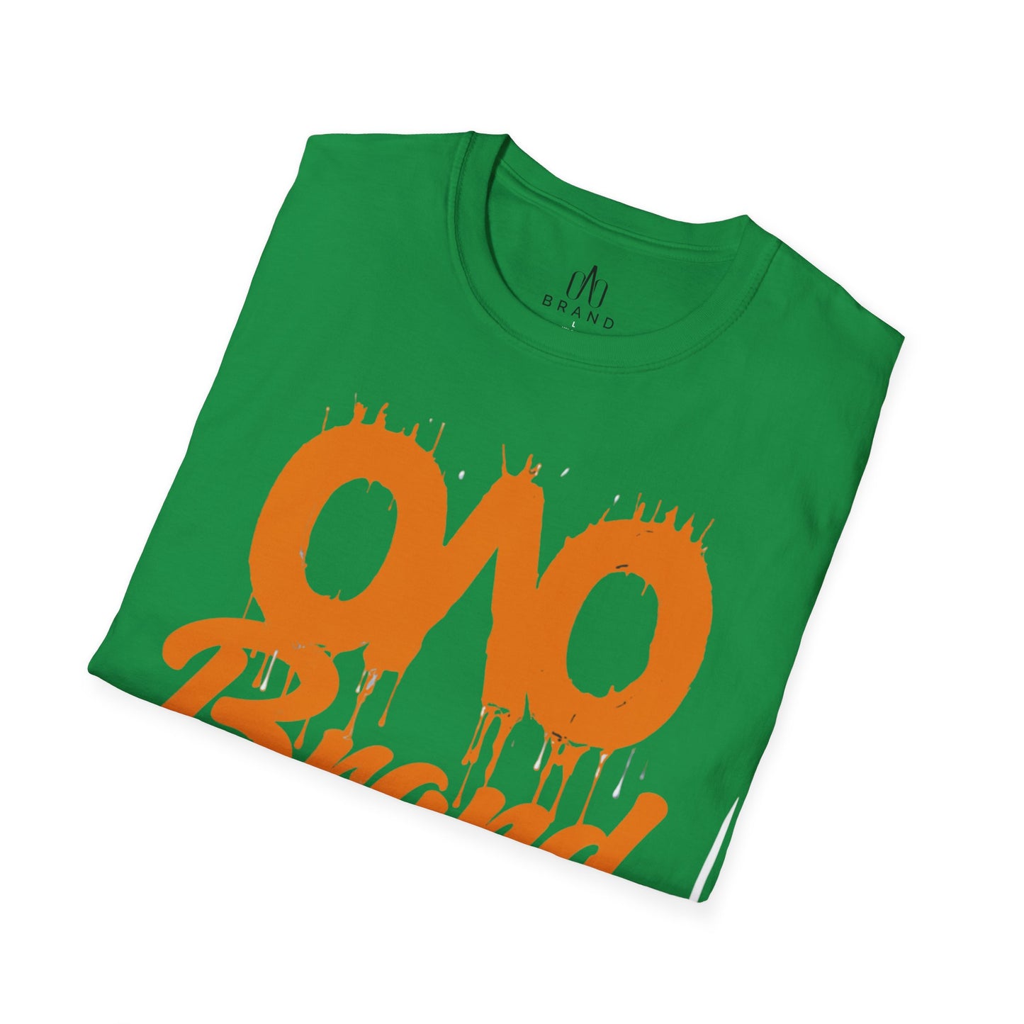 Orange Oao Drip T-Shirt - Unisex Softstyle Tee