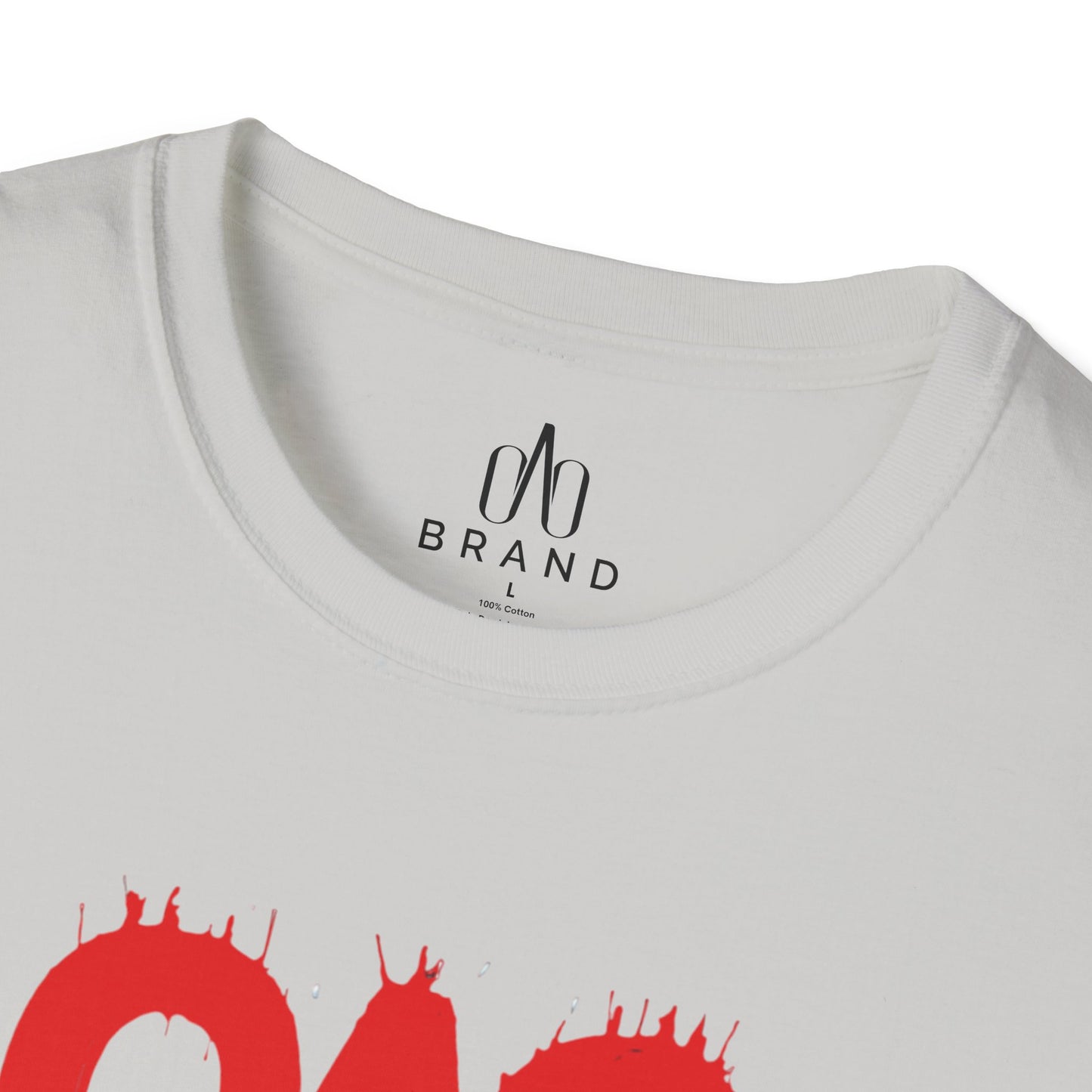 Red Oao Drip T-Shirt - Unisex Softstyle Tee