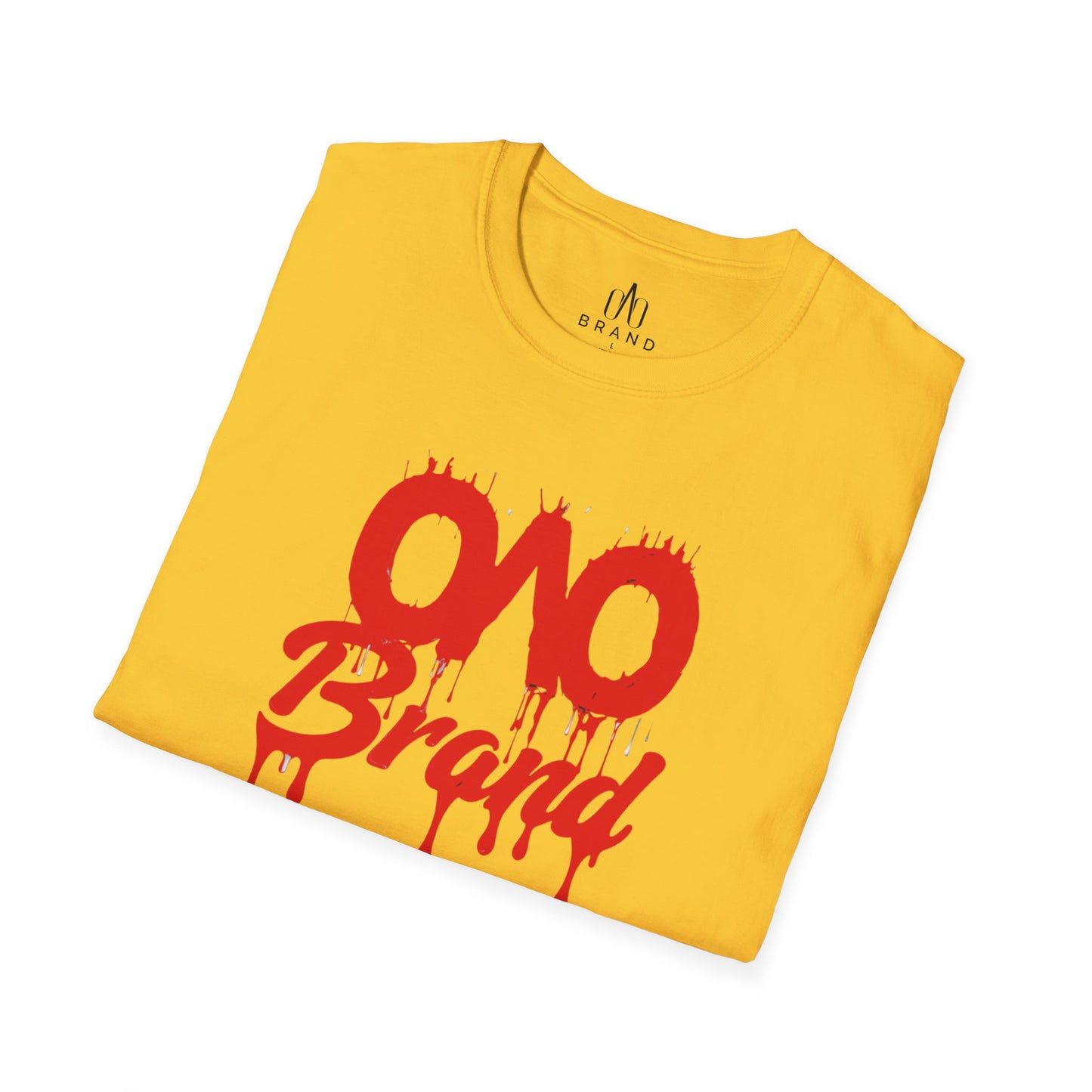 Red Oao Drip T-Shirt - Unisex Softstyle Tee