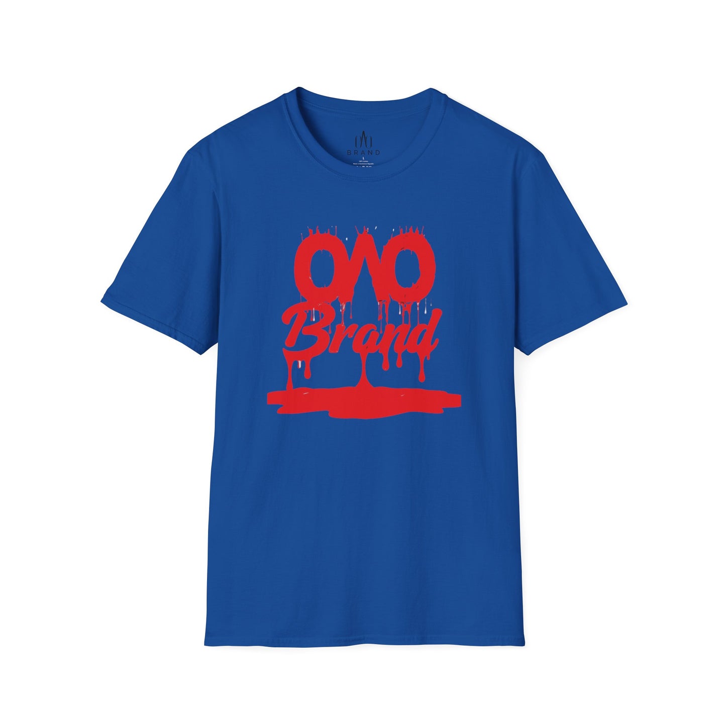 Red Oao Drip T-Shirt - Unisex Softstyle Tee