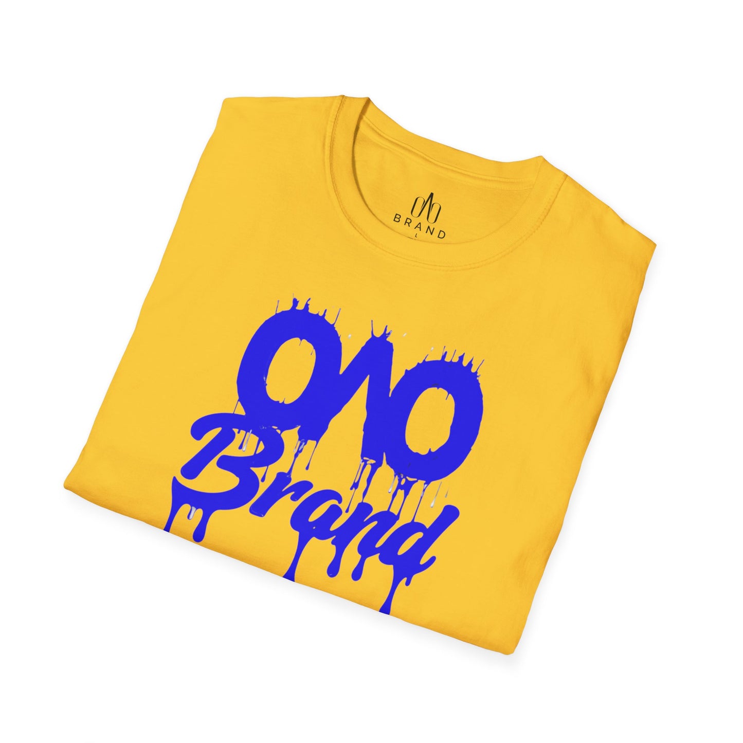 Blue Oao Drip T-Shirt - Unisex Softstyle Tee