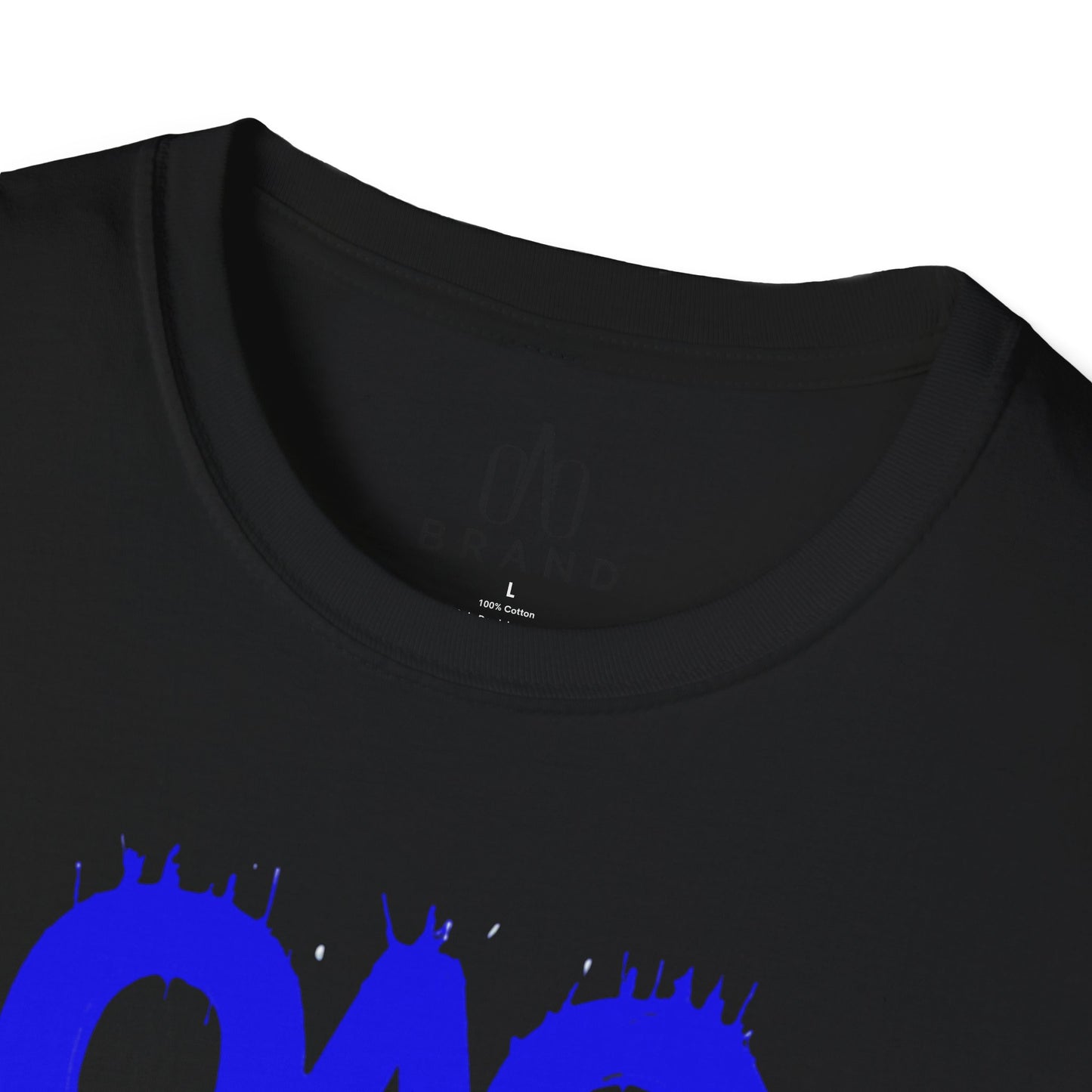 Blue Oao Drip T-Shirt - Unisex Softstyle Tee
