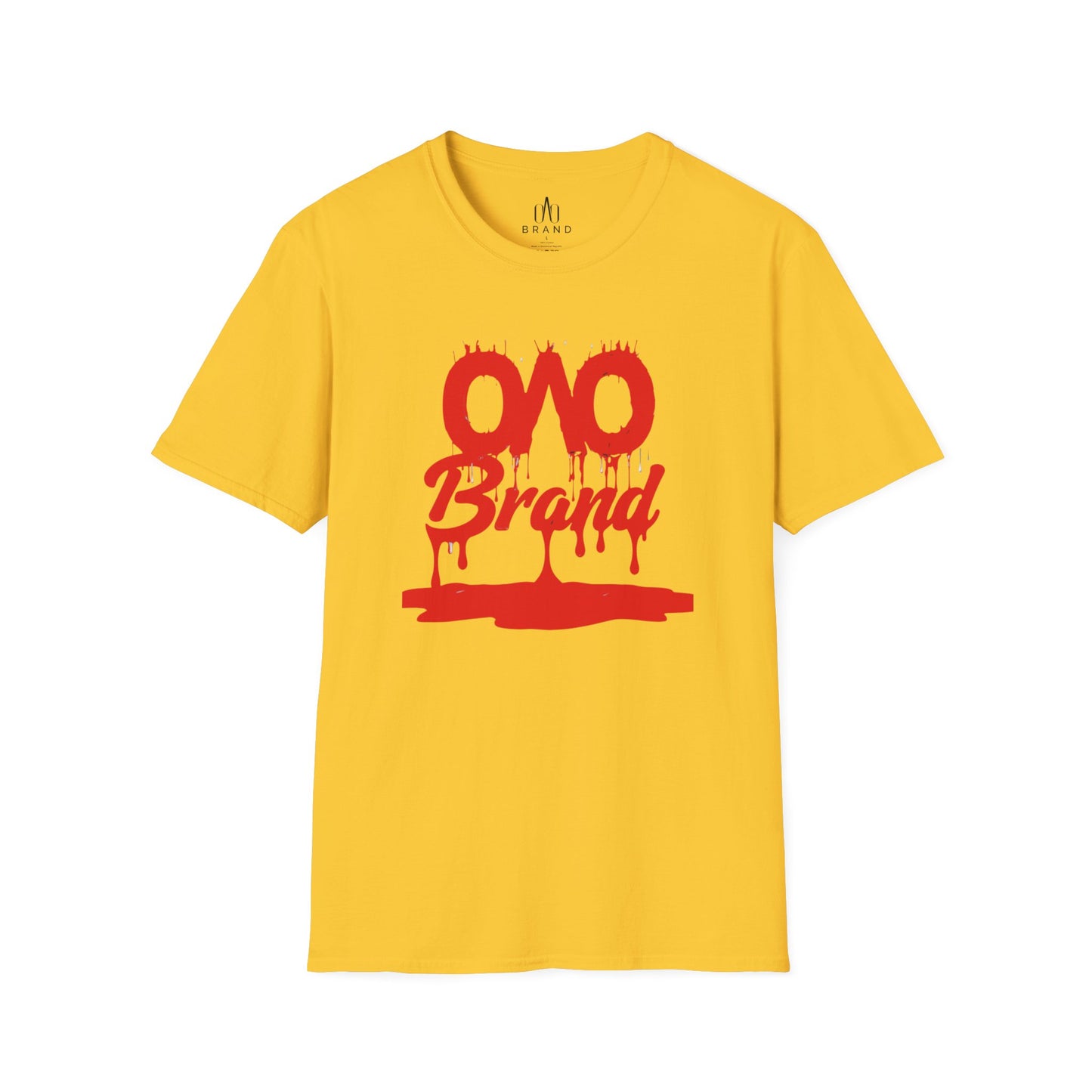 Red Oao Drip T-Shirt - Unisex Softstyle Tee