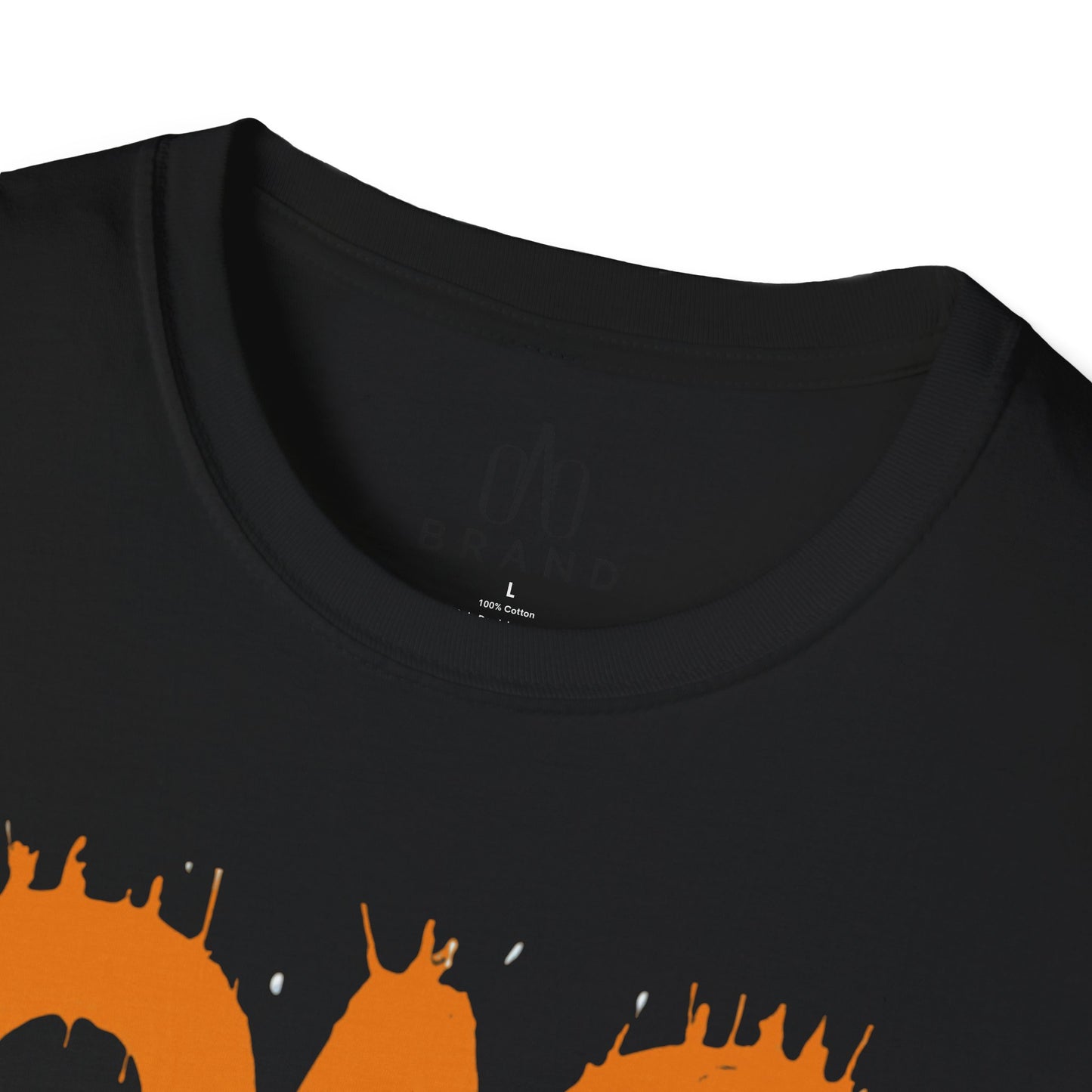 Orange Oao Drip T-Shirt - Unisex Softstyle Tee
