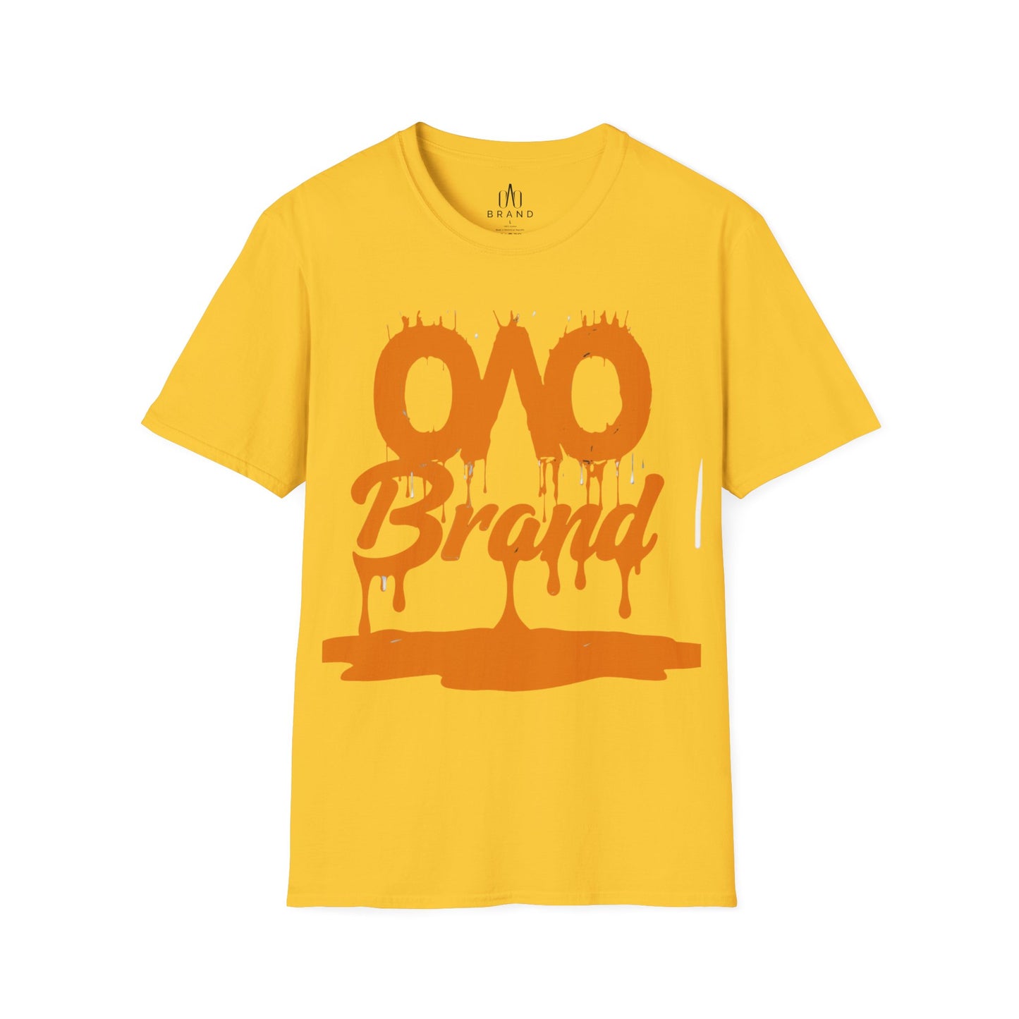 Orange Oao Drip T-Shirt - Unisex Softstyle Tee