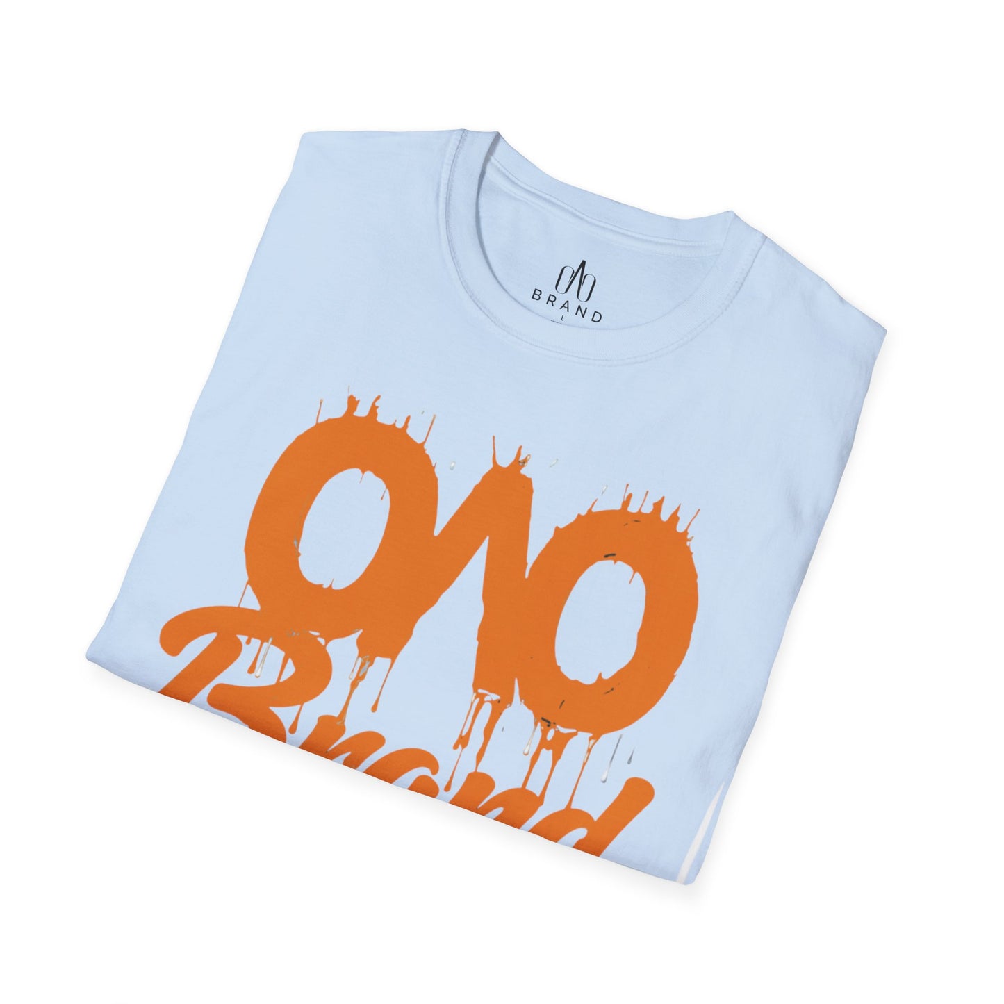 Orange Oao Drip T-Shirt - Unisex Softstyle Tee