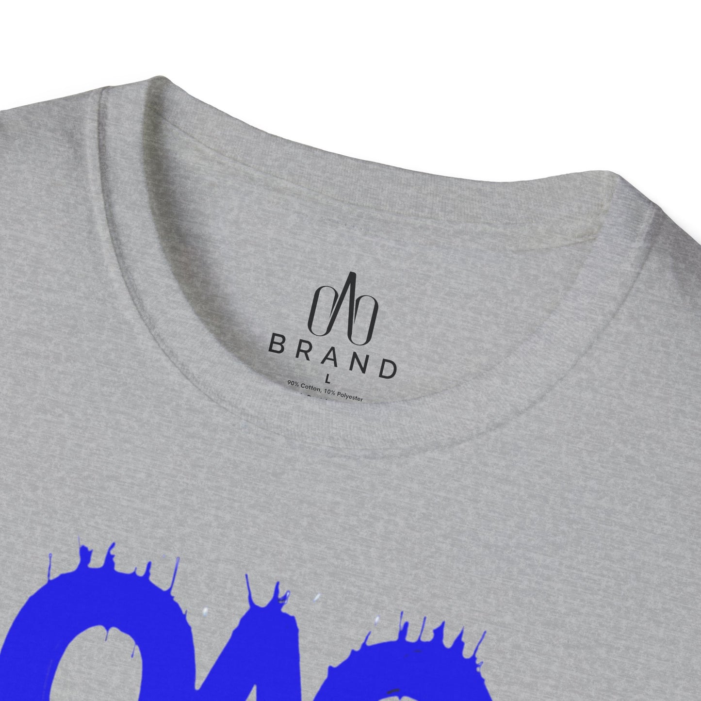 Blue Oao Drip T-Shirt - Unisex Softstyle Tee