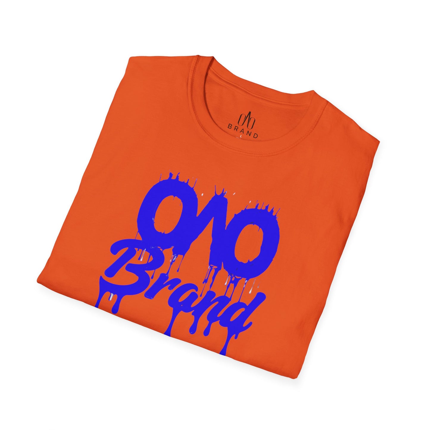 Blue Oao Drip T-Shirt - Unisex Softstyle Tee