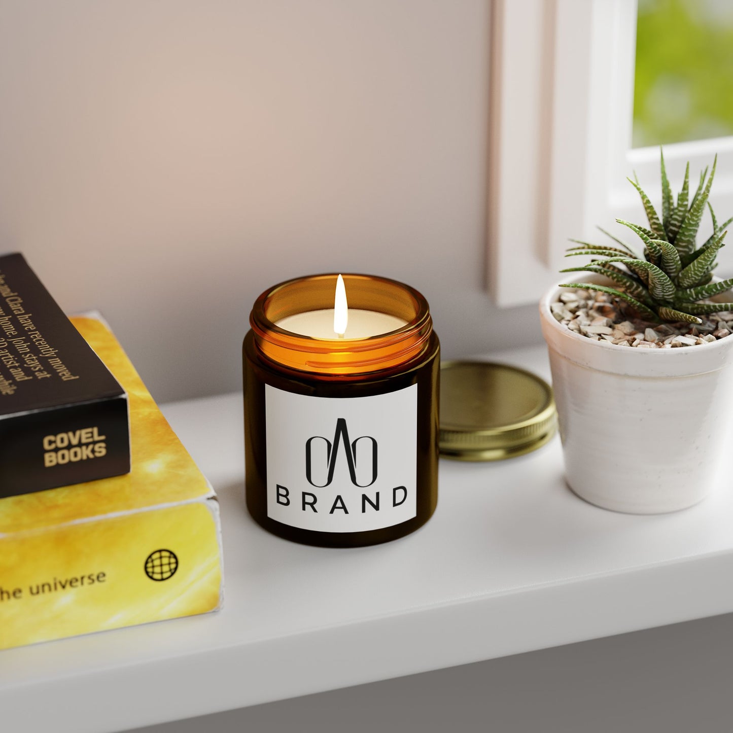 Scented OAO Brand Wax Candle - 4oz & 9oz