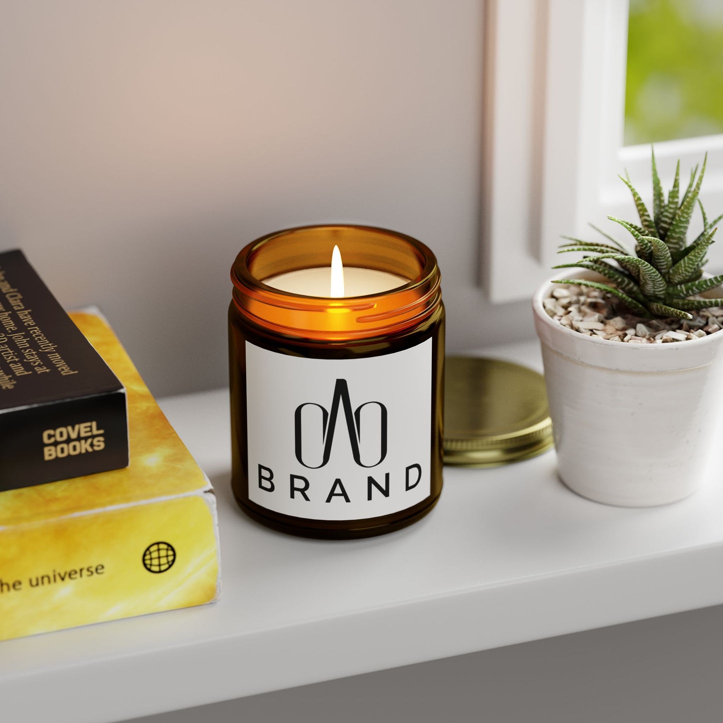 Scented OAO Brand Wax Candle - 4oz & 9oz