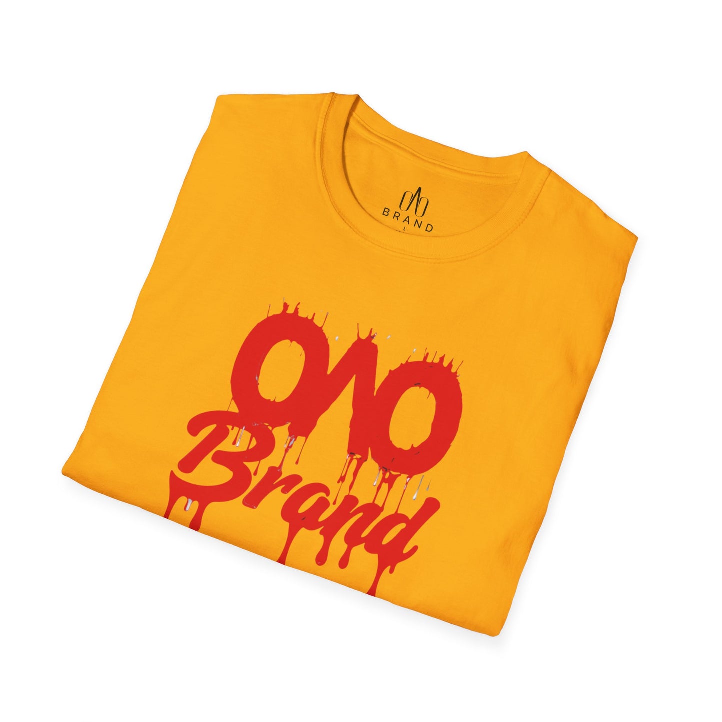 Red Oao Drip T-Shirt - Unisex Softstyle Tee