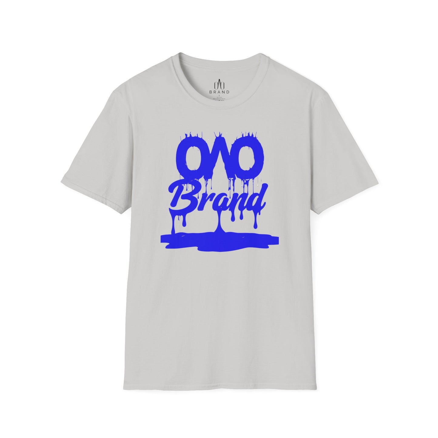 Blue Oao Drip T-Shirt - Unisex Softstyle Tee