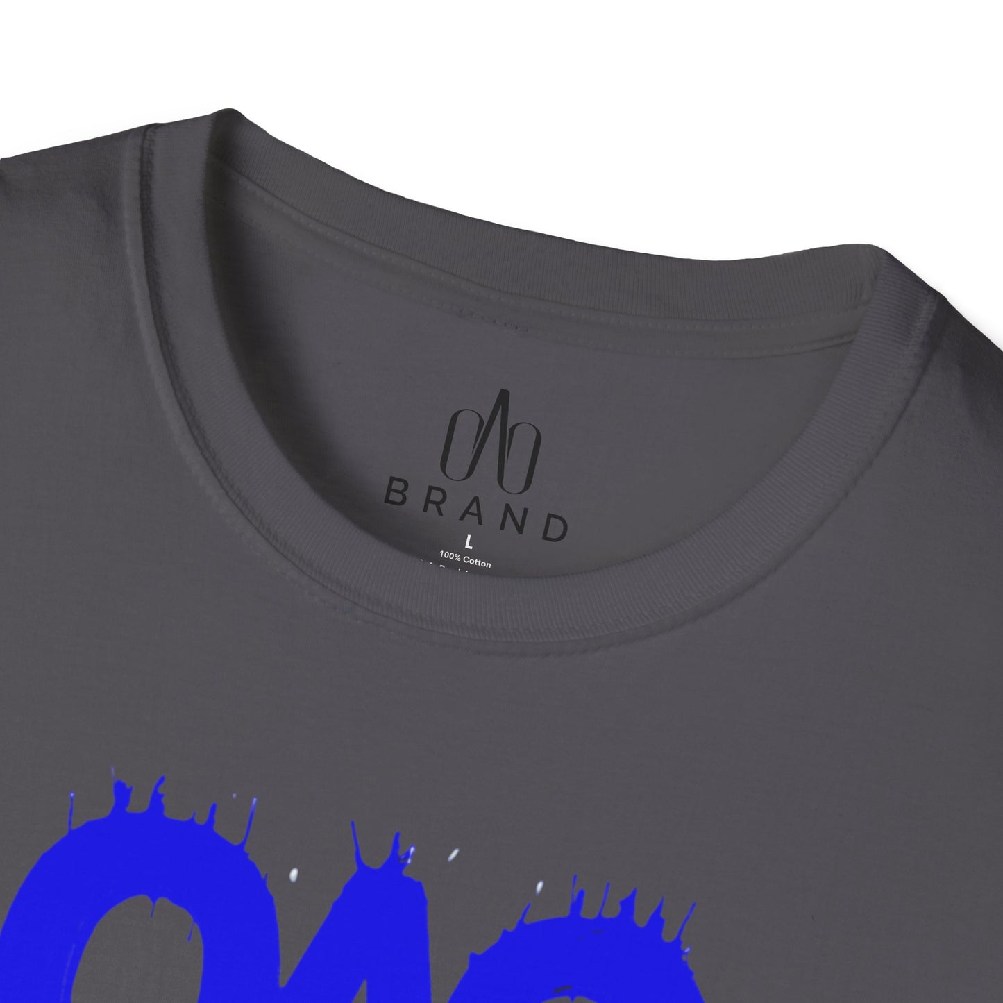 Blue Oao Drip T-Shirt - Unisex Softstyle Tee