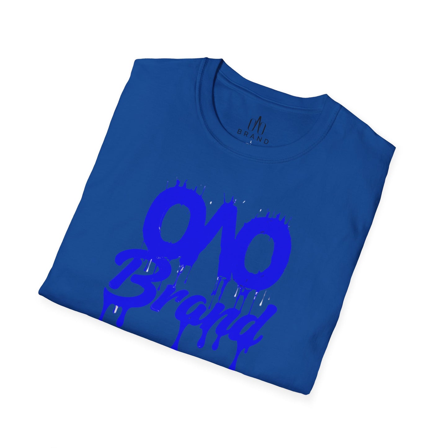 Blue Oao Drip T-Shirt - Unisex Softstyle Tee
