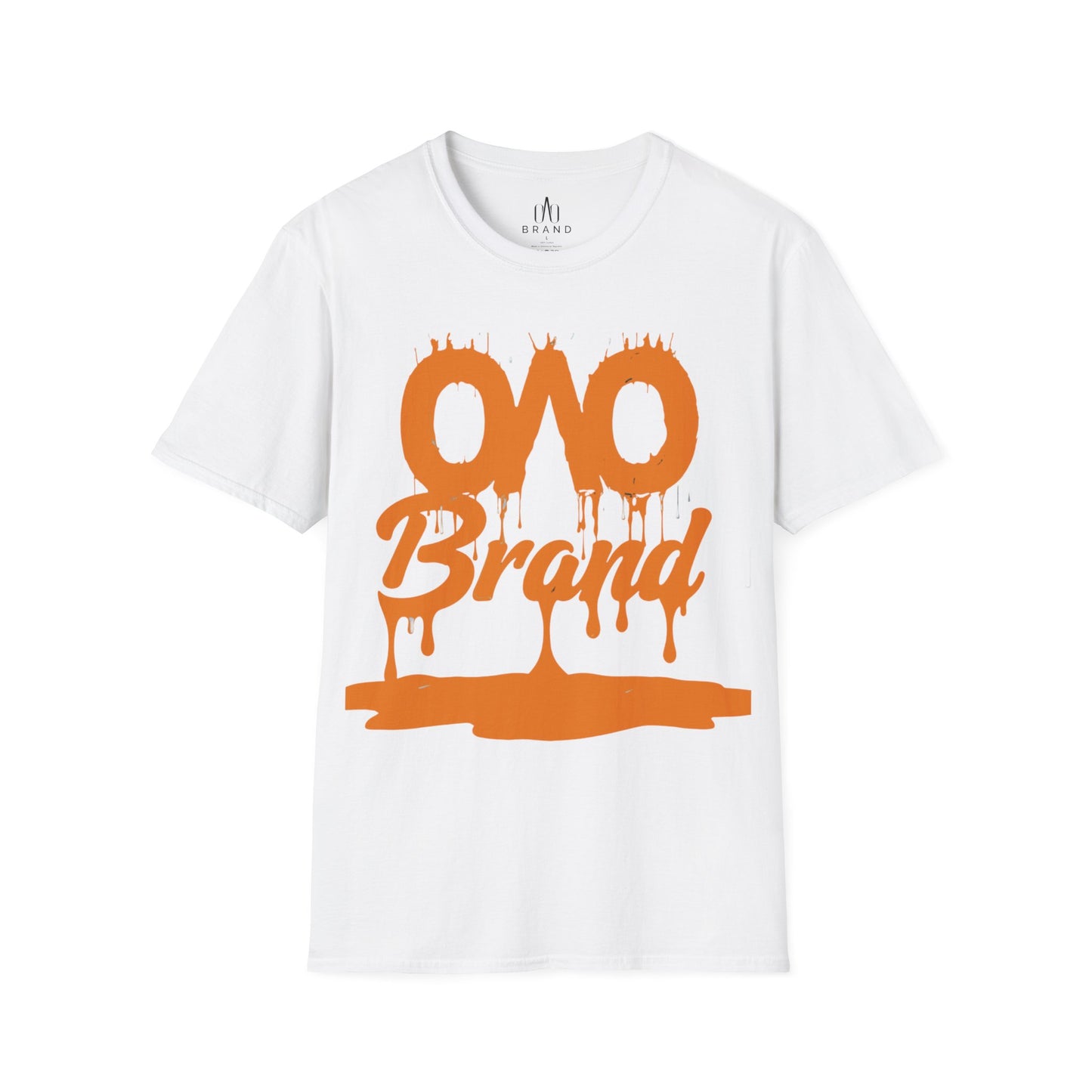 Orange Oao Drip T-Shirt - Unisex Softstyle Tee