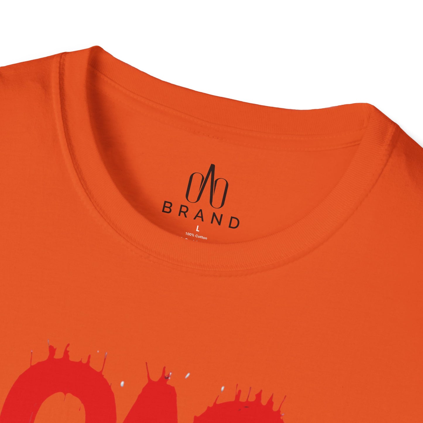 Red Oao Drip T-Shirt - Unisex Softstyle Tee