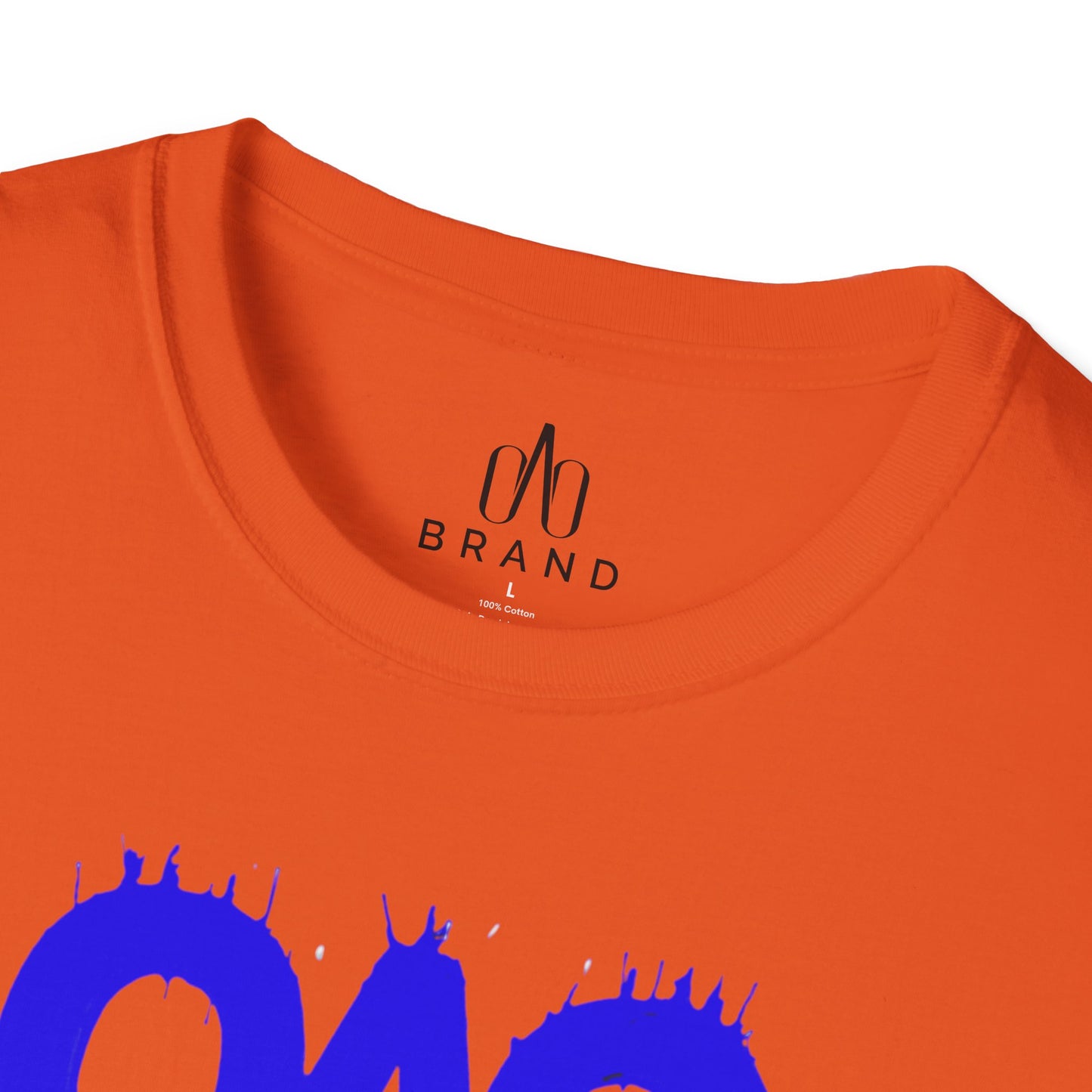 Blue Oao Drip T-Shirt - Unisex Softstyle Tee