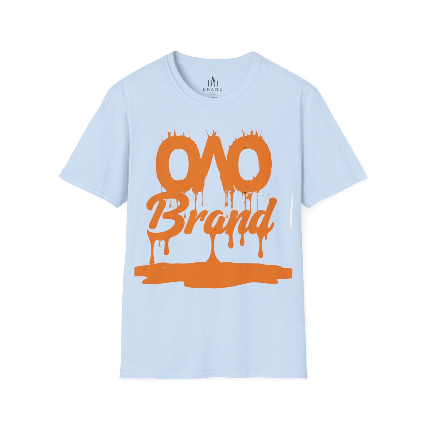 Orange Oao Drip T-Shirt - Unisex Softstyle Tee