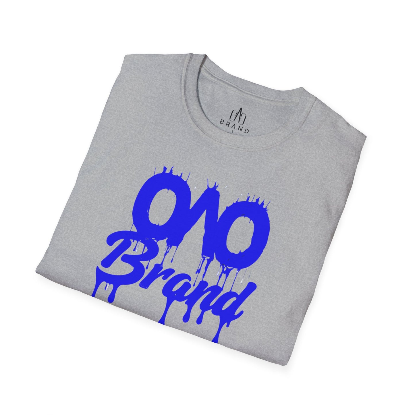 Blue Oao Drip T-Shirt - Unisex Softstyle Tee