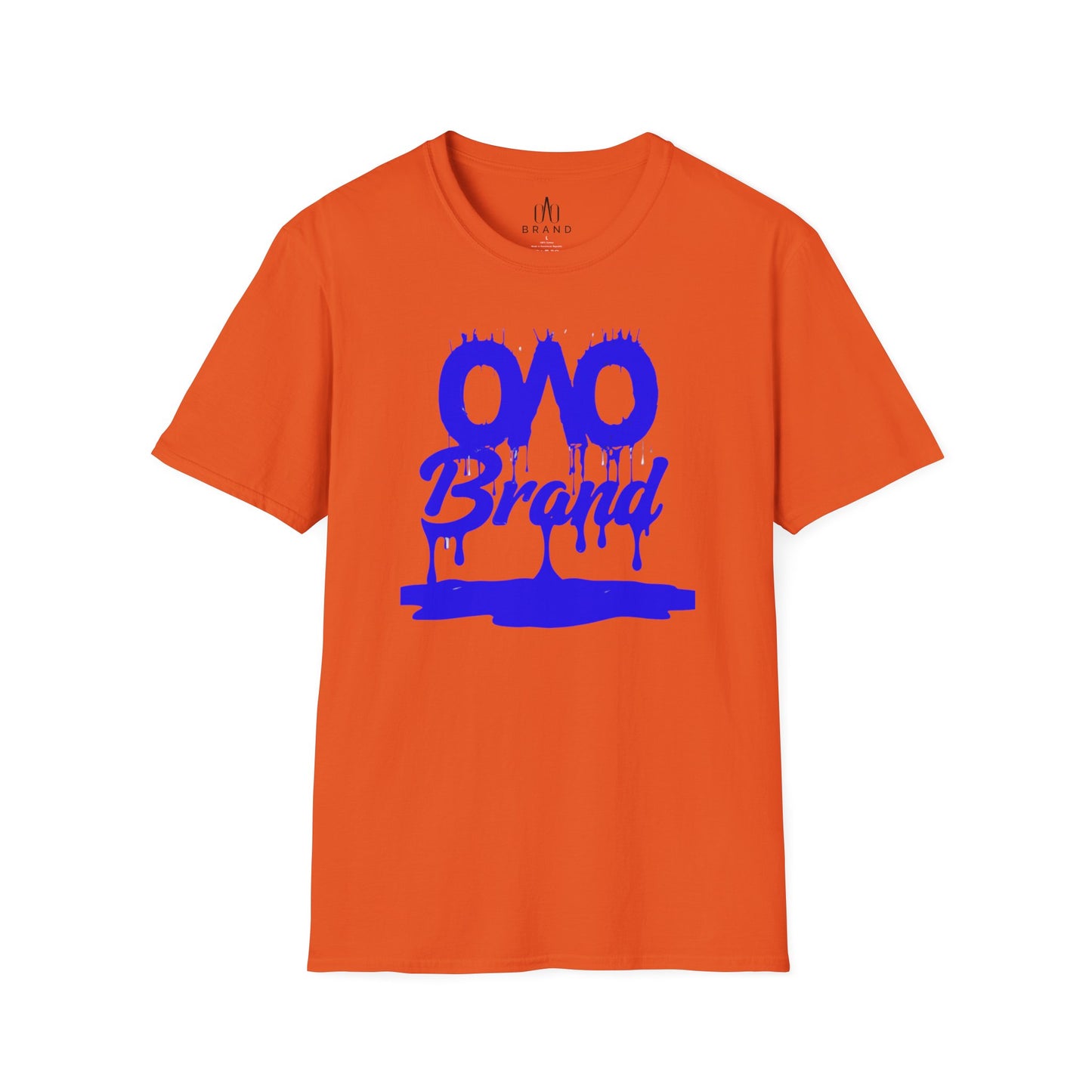 Blue Oao Drip T-Shirt - Unisex Softstyle Tee