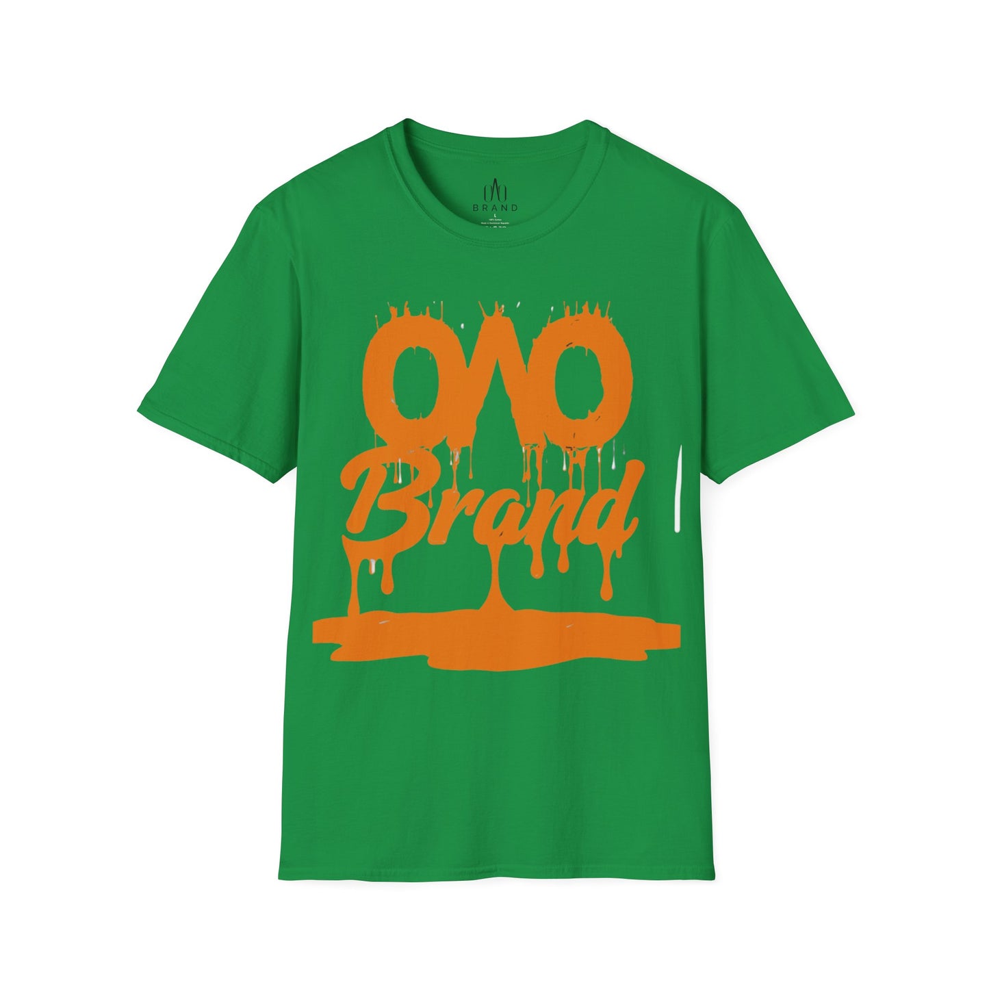 Orange Oao Drip T-Shirt - Unisex Softstyle Tee