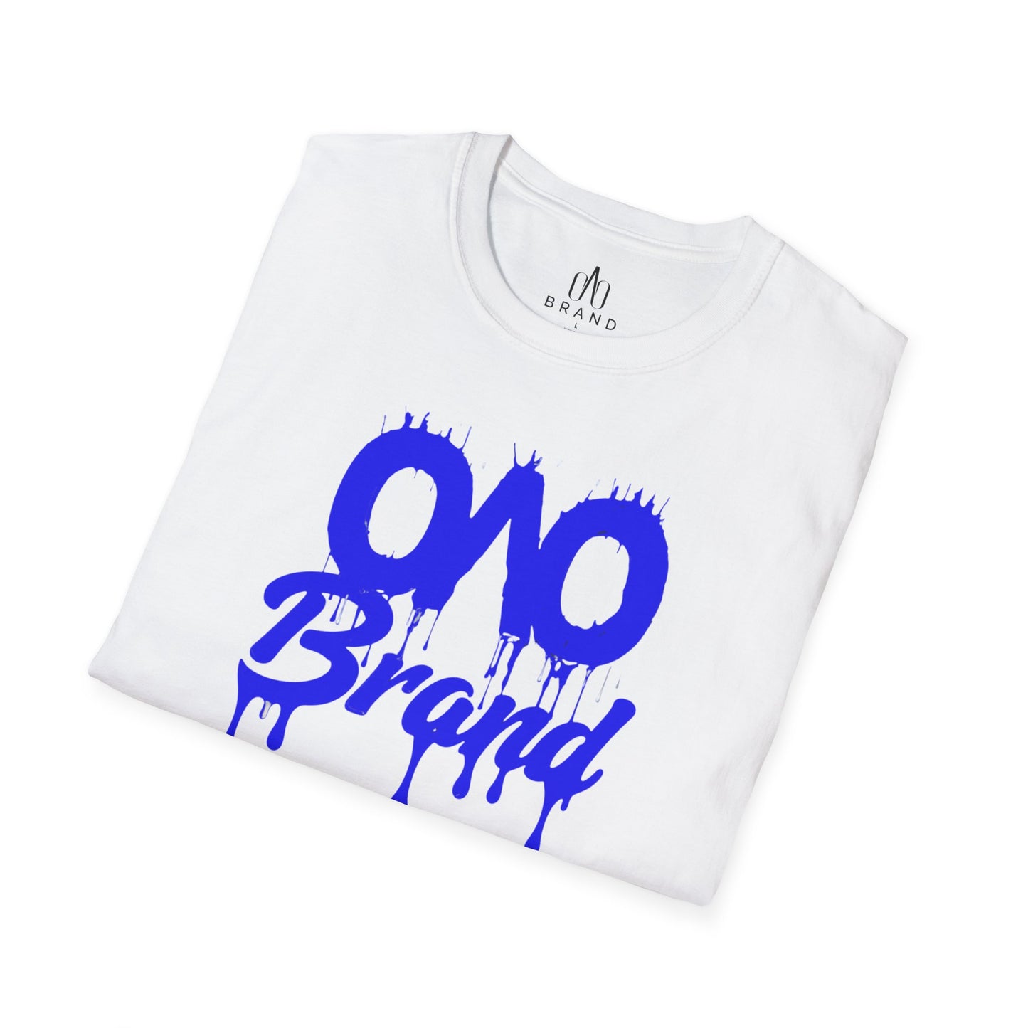 Blue Oao Drip T-Shirt - Unisex Softstyle Tee