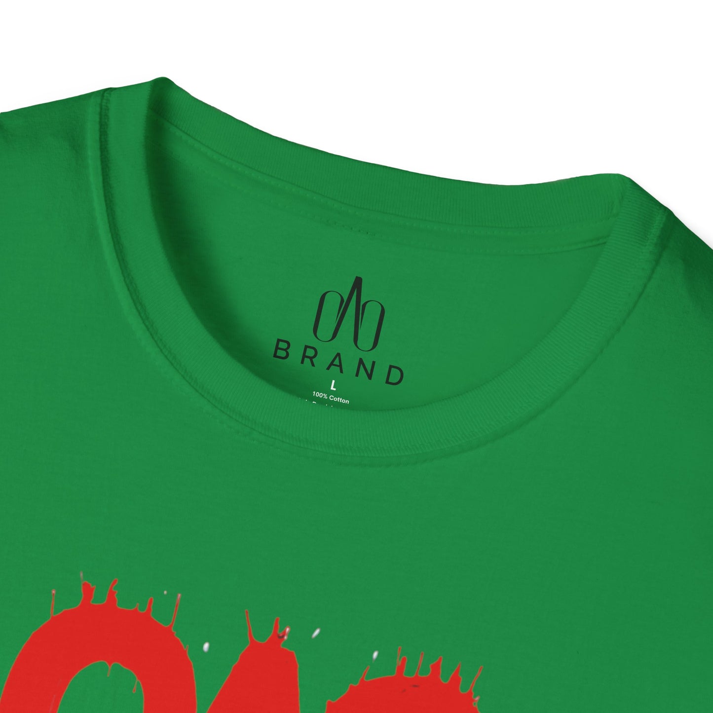 Red Oao Drip T-Shirt - Unisex Softstyle Tee