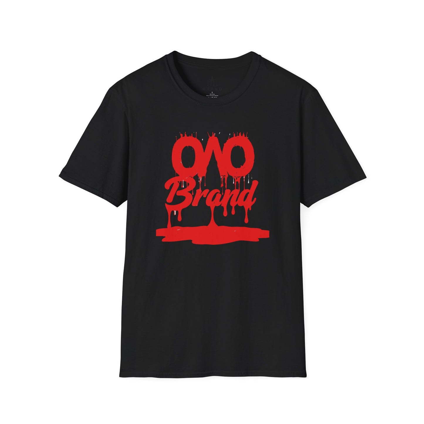 Red Oao Drip T-Shirt - Unisex Softstyle Tee