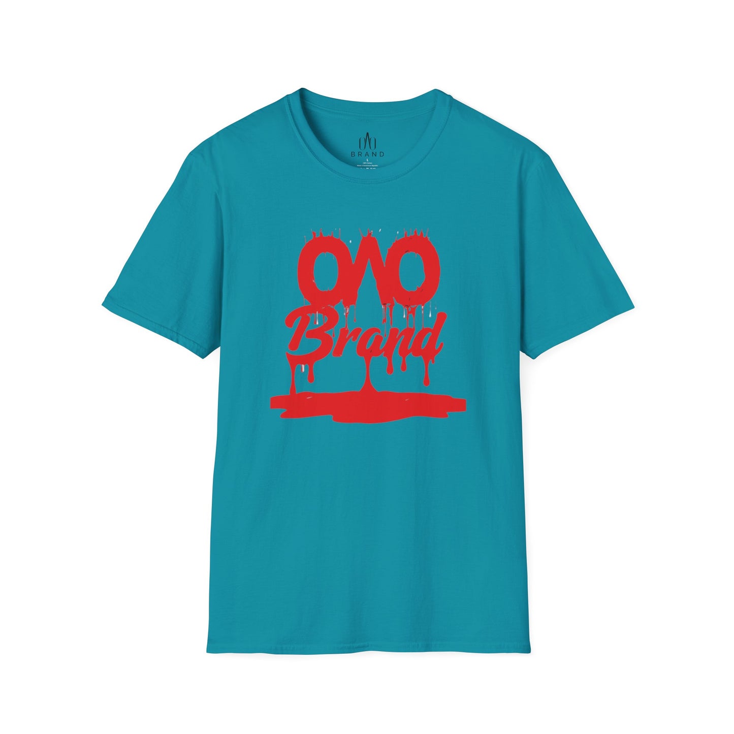 Red Oao Drip T-Shirt - Unisex Softstyle Tee