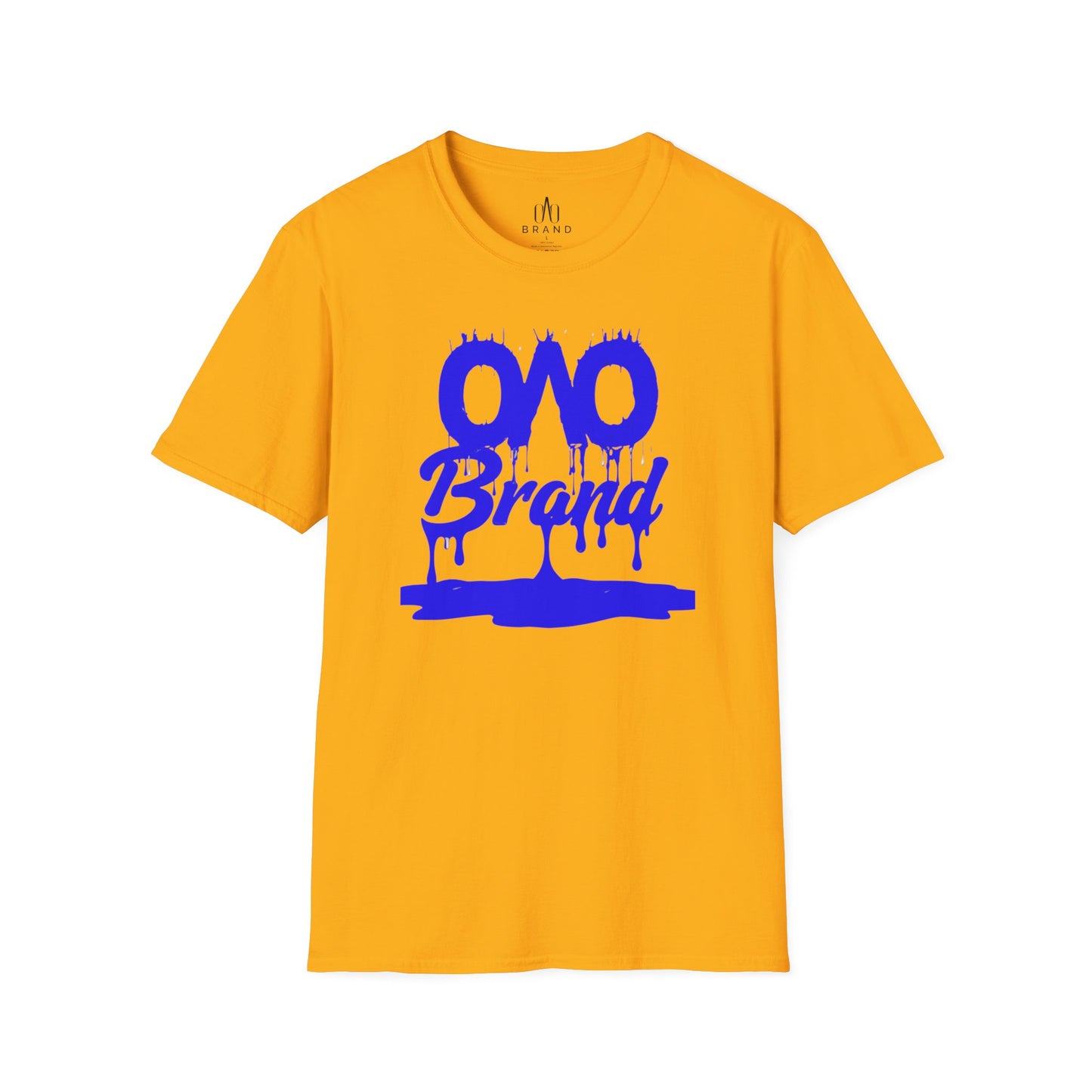 Blue Oao Drip T-Shirt - Unisex Softstyle Tee