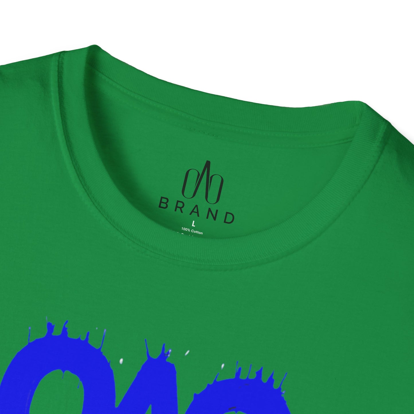 Blue Oao Drip T-Shirt - Unisex Softstyle Tee