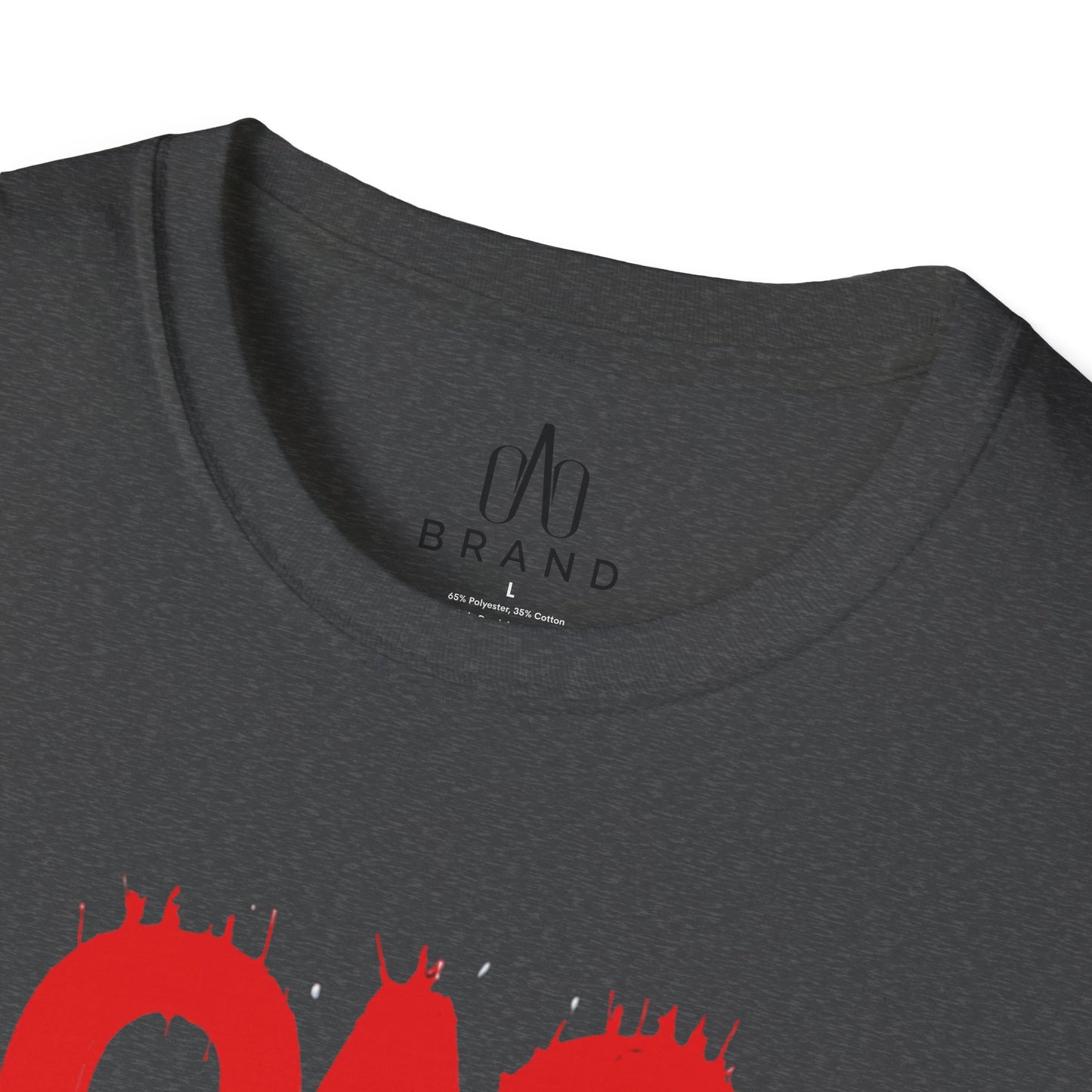 Red Oao Drip T-Shirt - Unisex Softstyle Tee