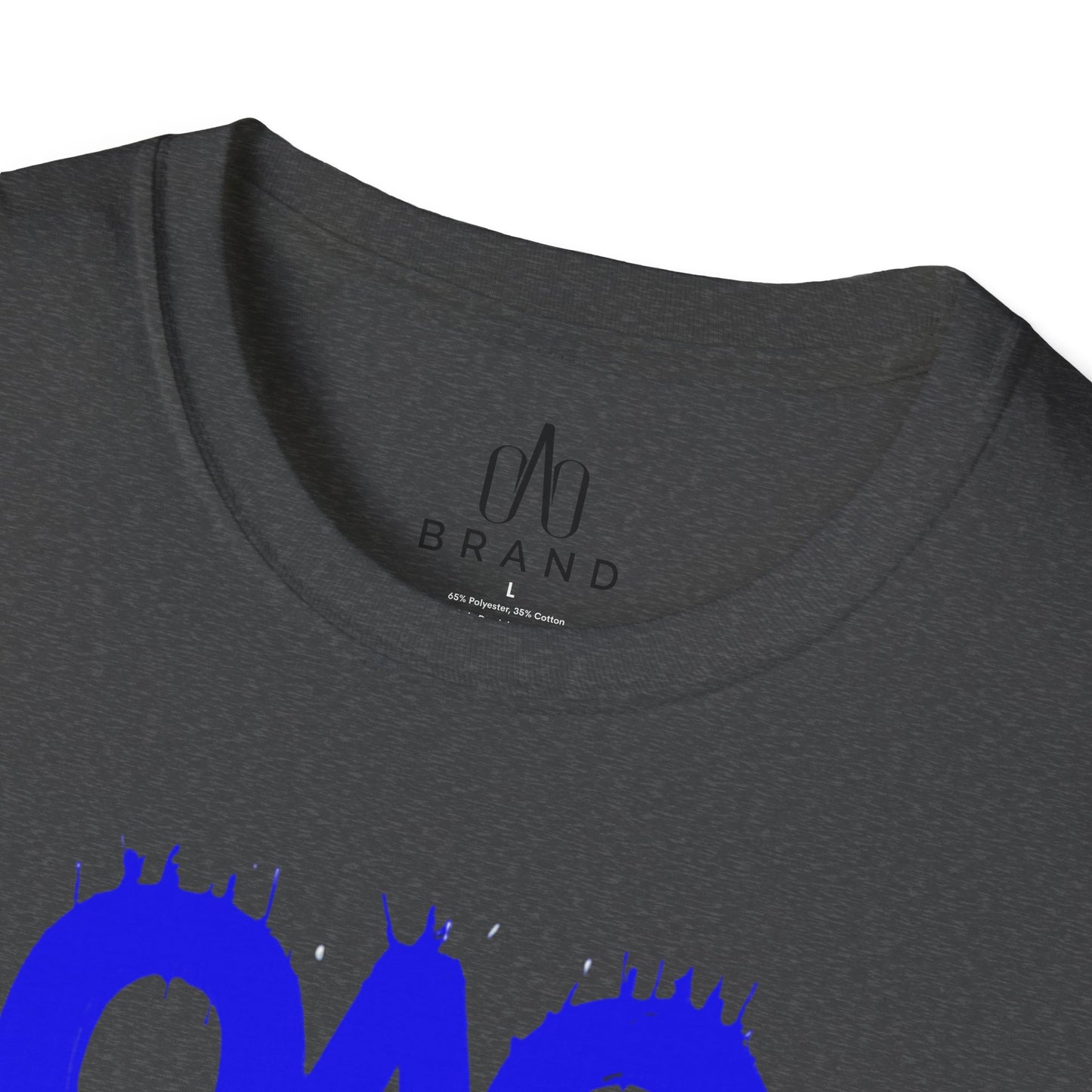 Blue Oao Drip T-Shirt - Unisex Softstyle Tee